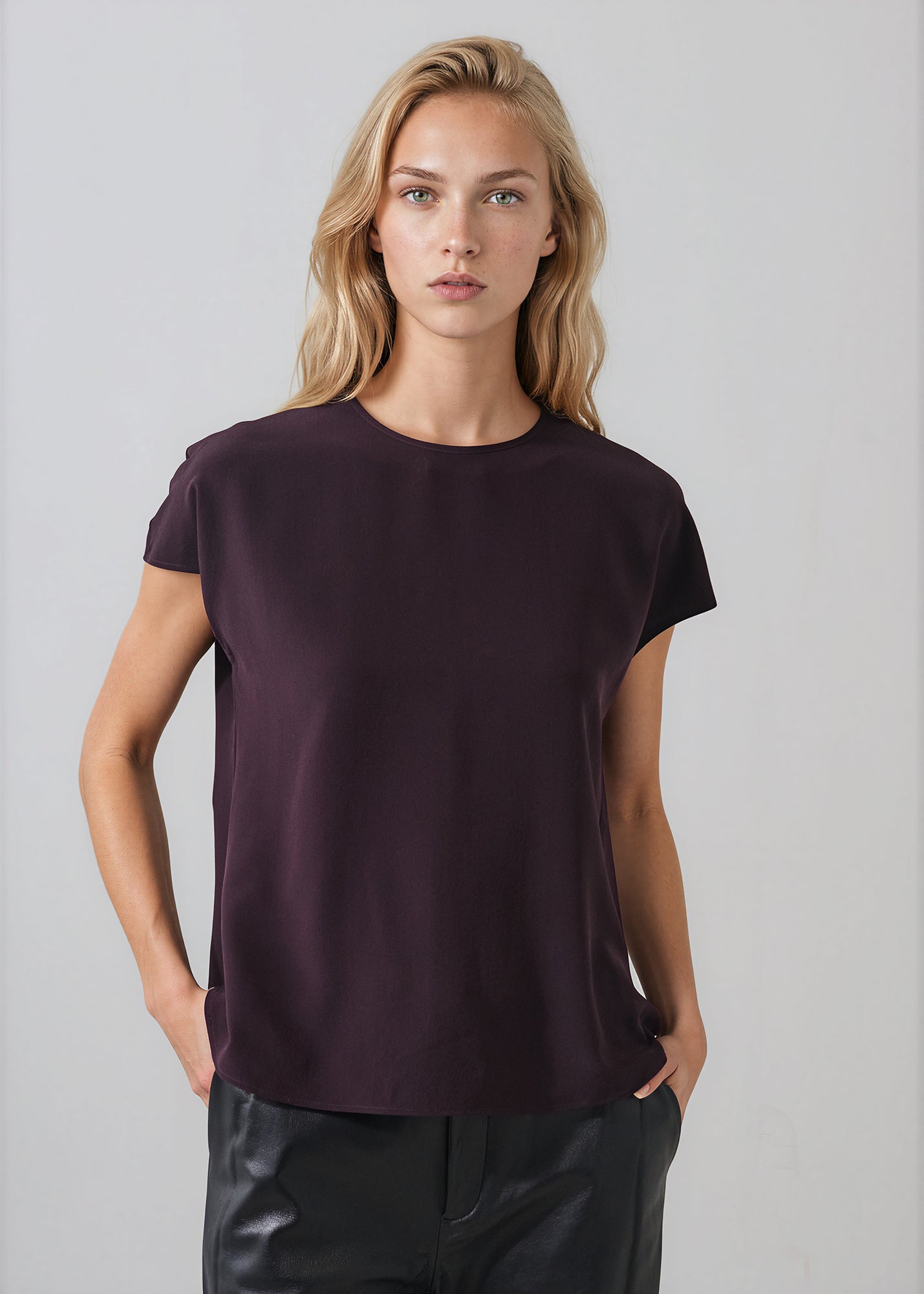 Silk Dolman Crewneck