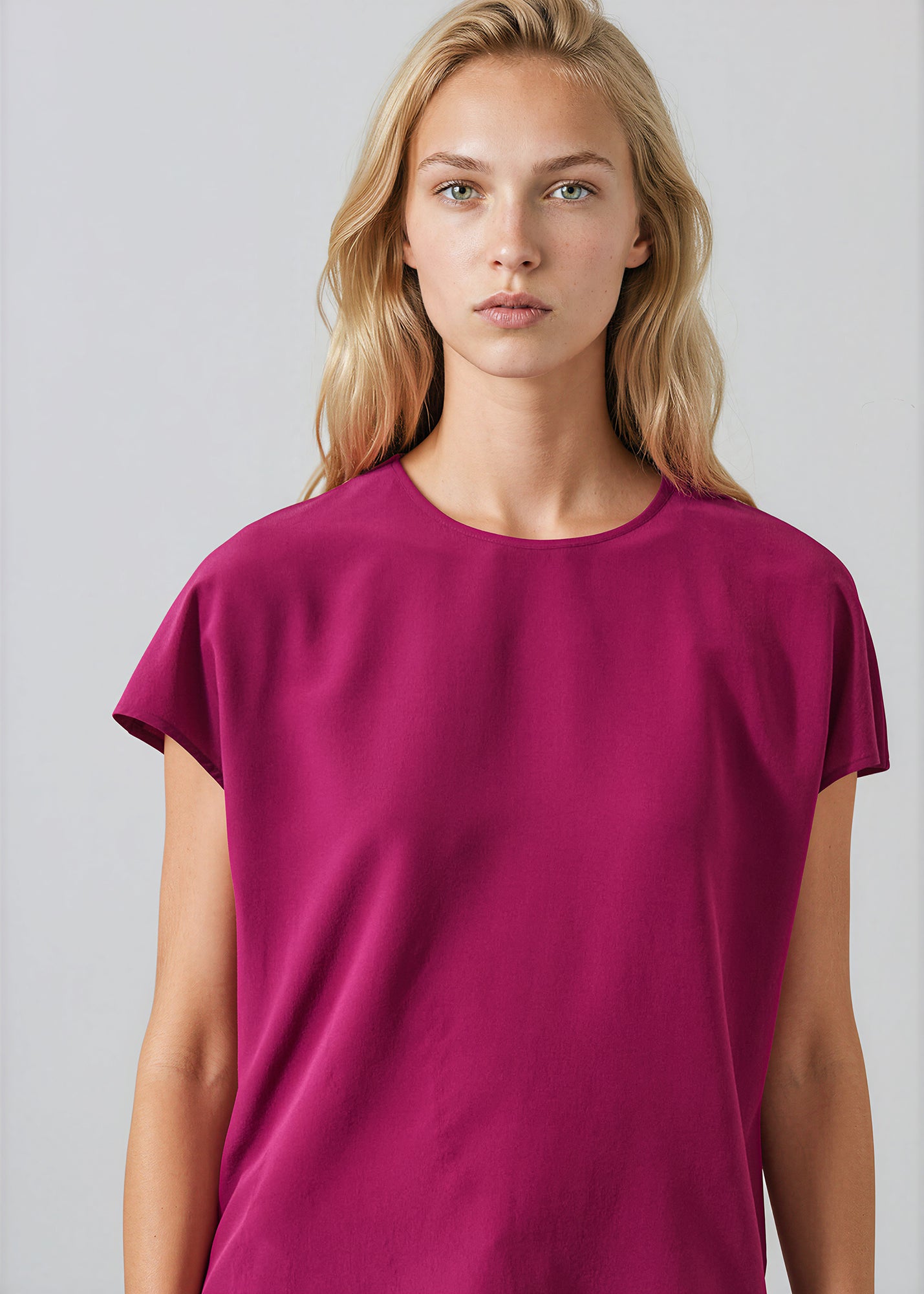 Silk Dolman Crewneck