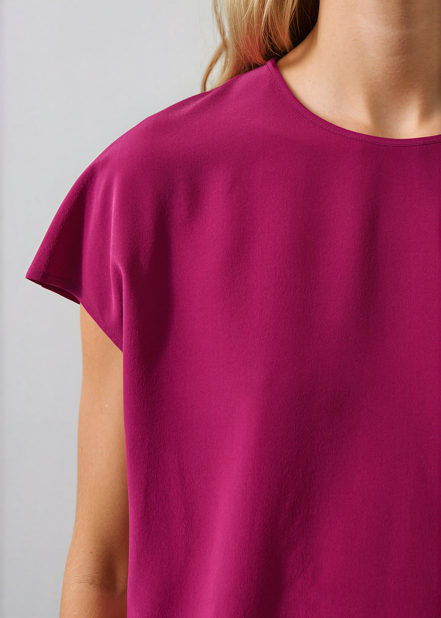 Silk Dolman Crewneck