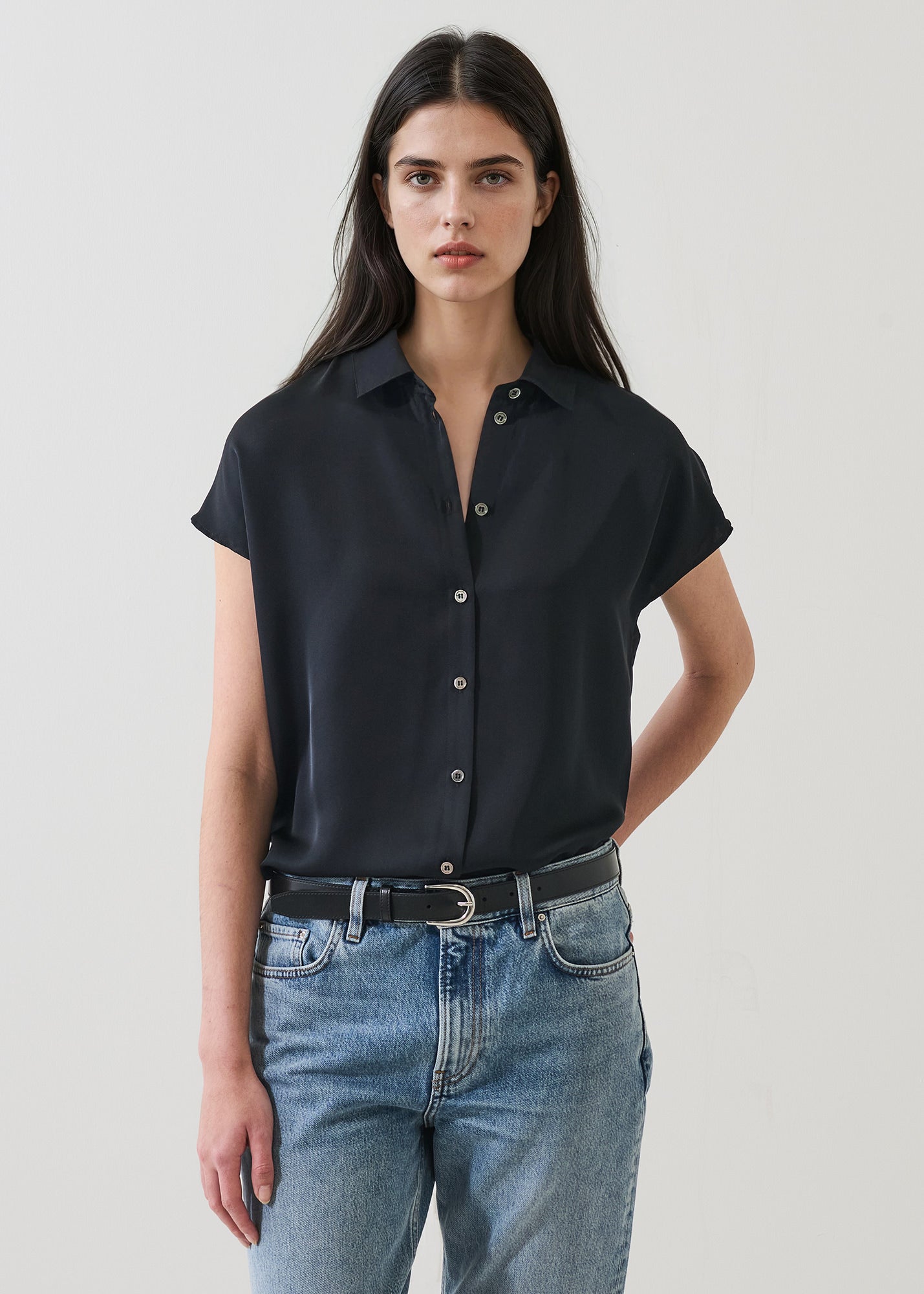 Silk Dolman Sleeve Shirt - PATRICK ASSARAF