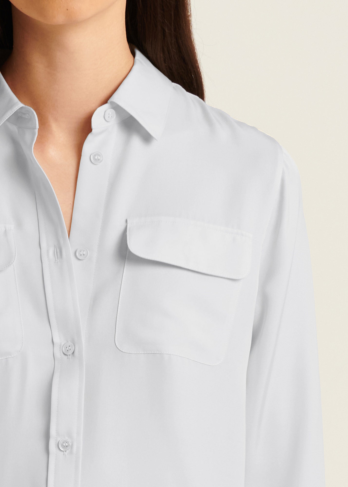 Slim Silk Utility Shirt
