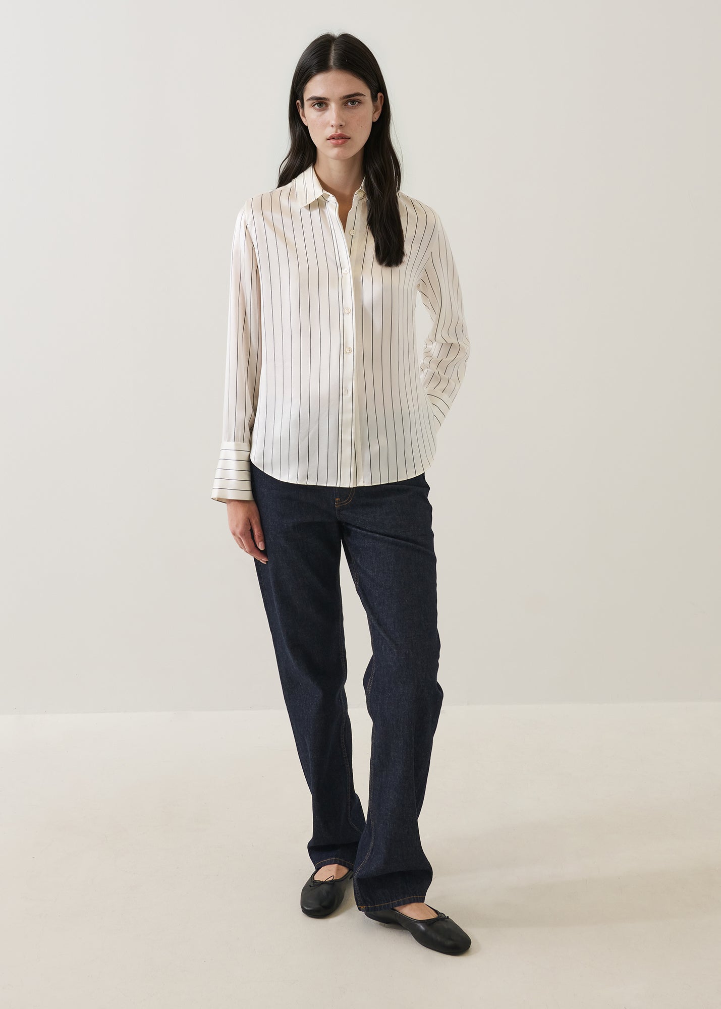 Silk Satin Relaxed Shirt - PATRICK ASSARAF