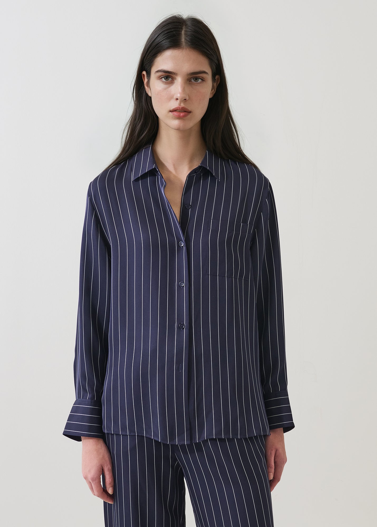 Silk Boyfriend Pocket Shirt - PATRICK ASSARAF
