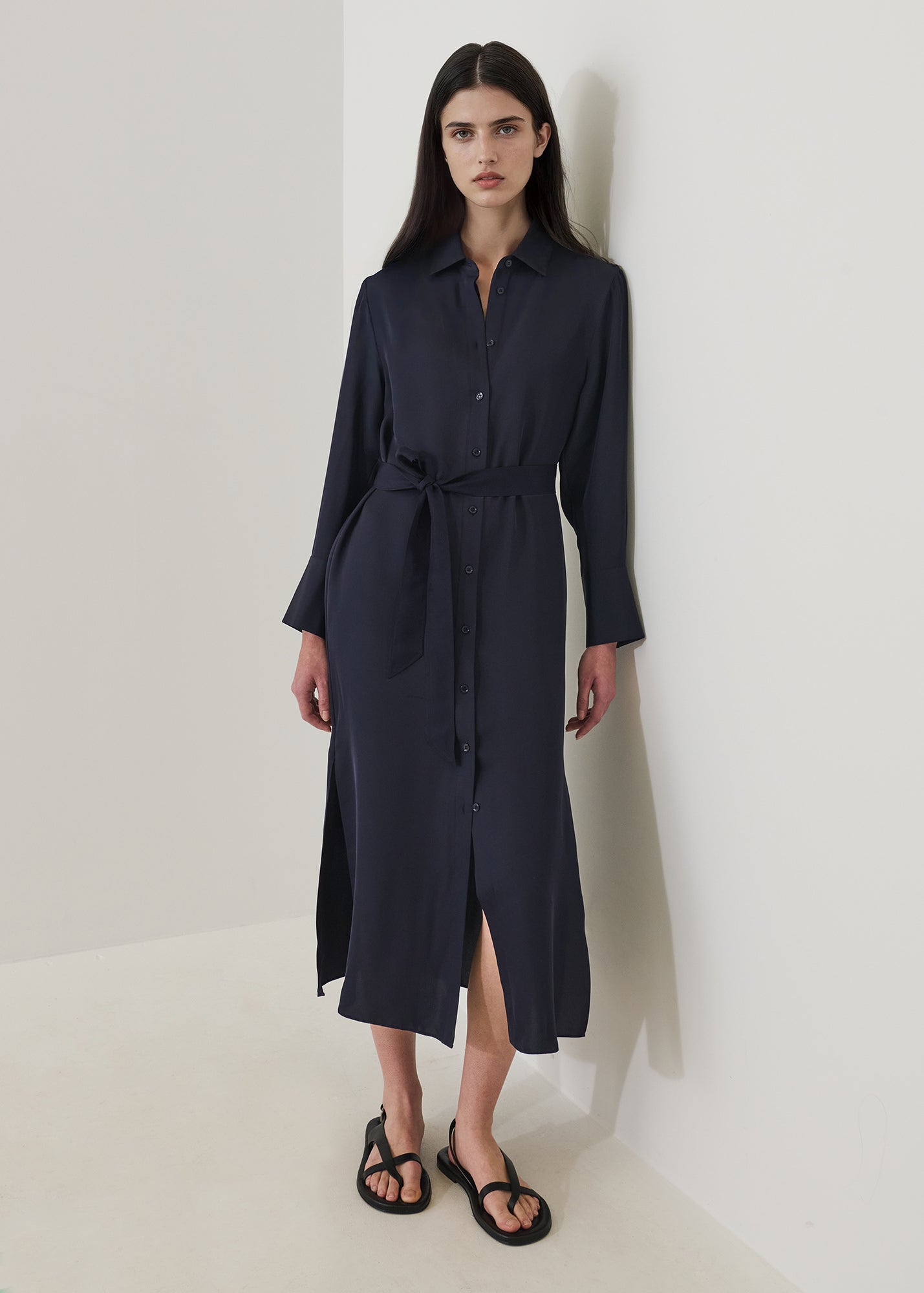 Silk Shirt Dress - PATRICK ASSARAF
