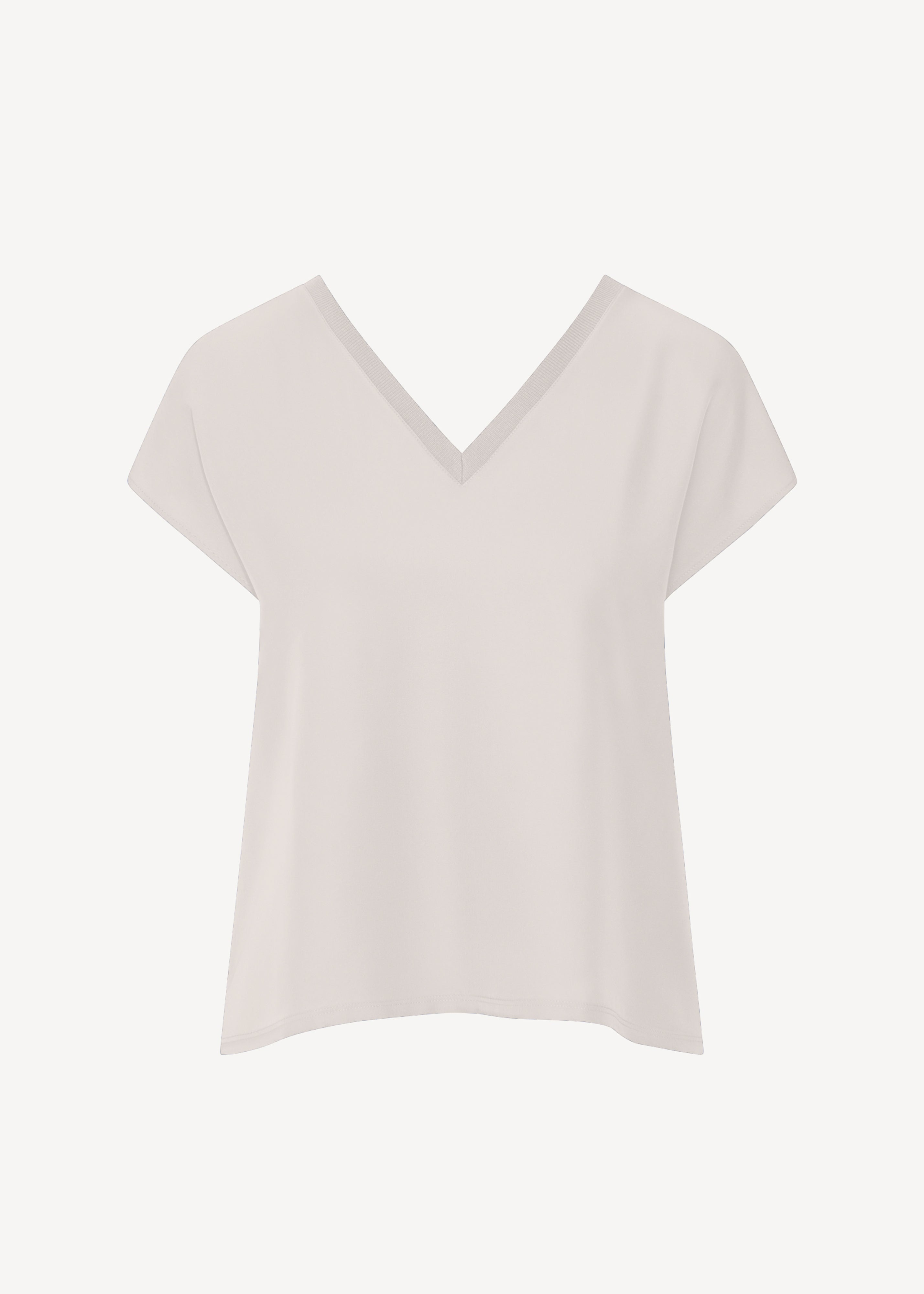 Silk Dolman V-Neck T-Shirt - PATRICK ASSARAF