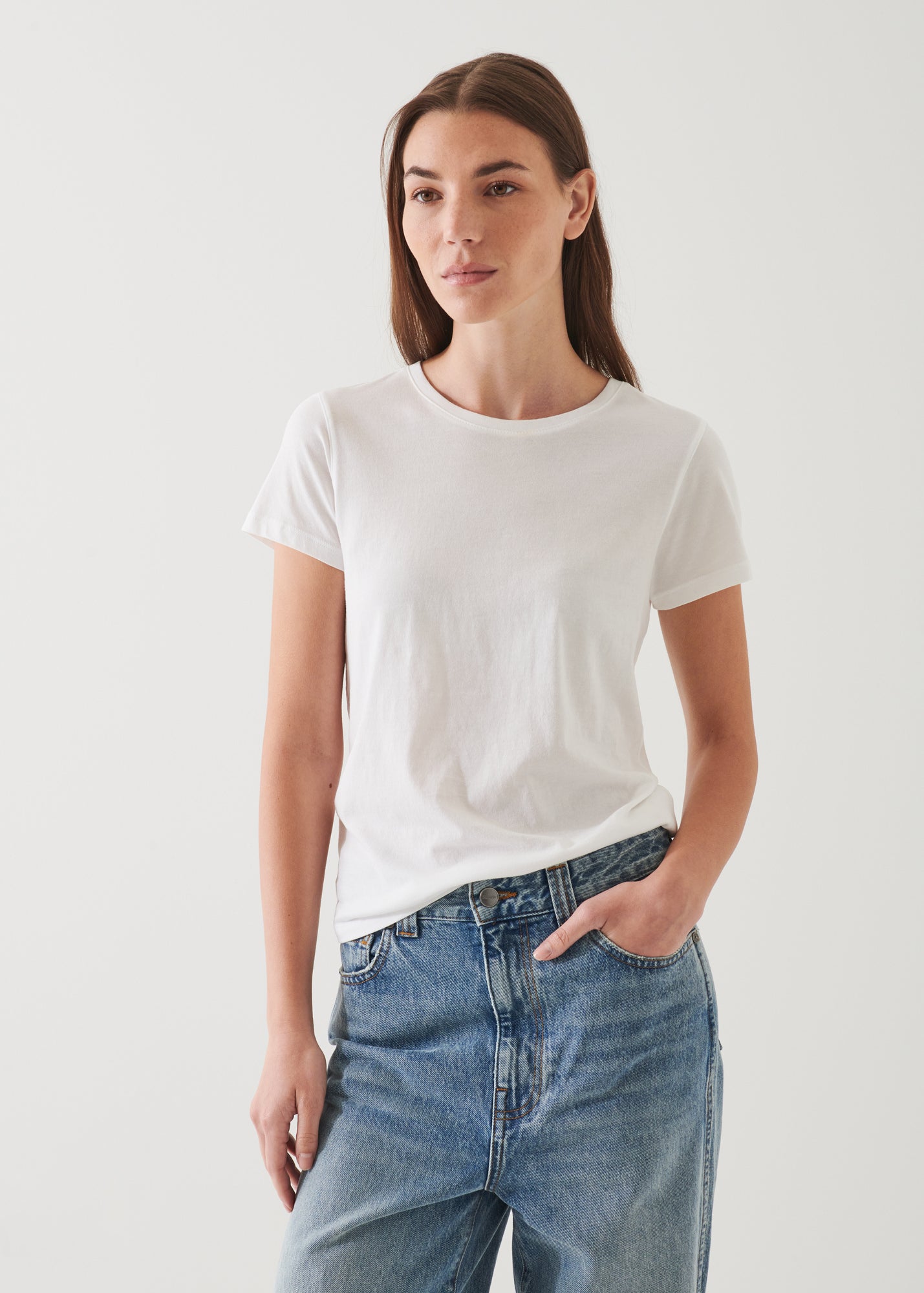 LIGHTWEIGHT PIMA COTTON CLASSIC T-SHIRT | PATRICK ASSARAF.