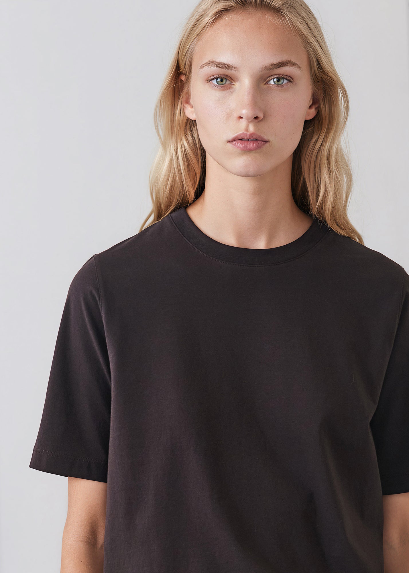 Organic Pima Cotton Relaxed Crew - PATRICK ASSARAF