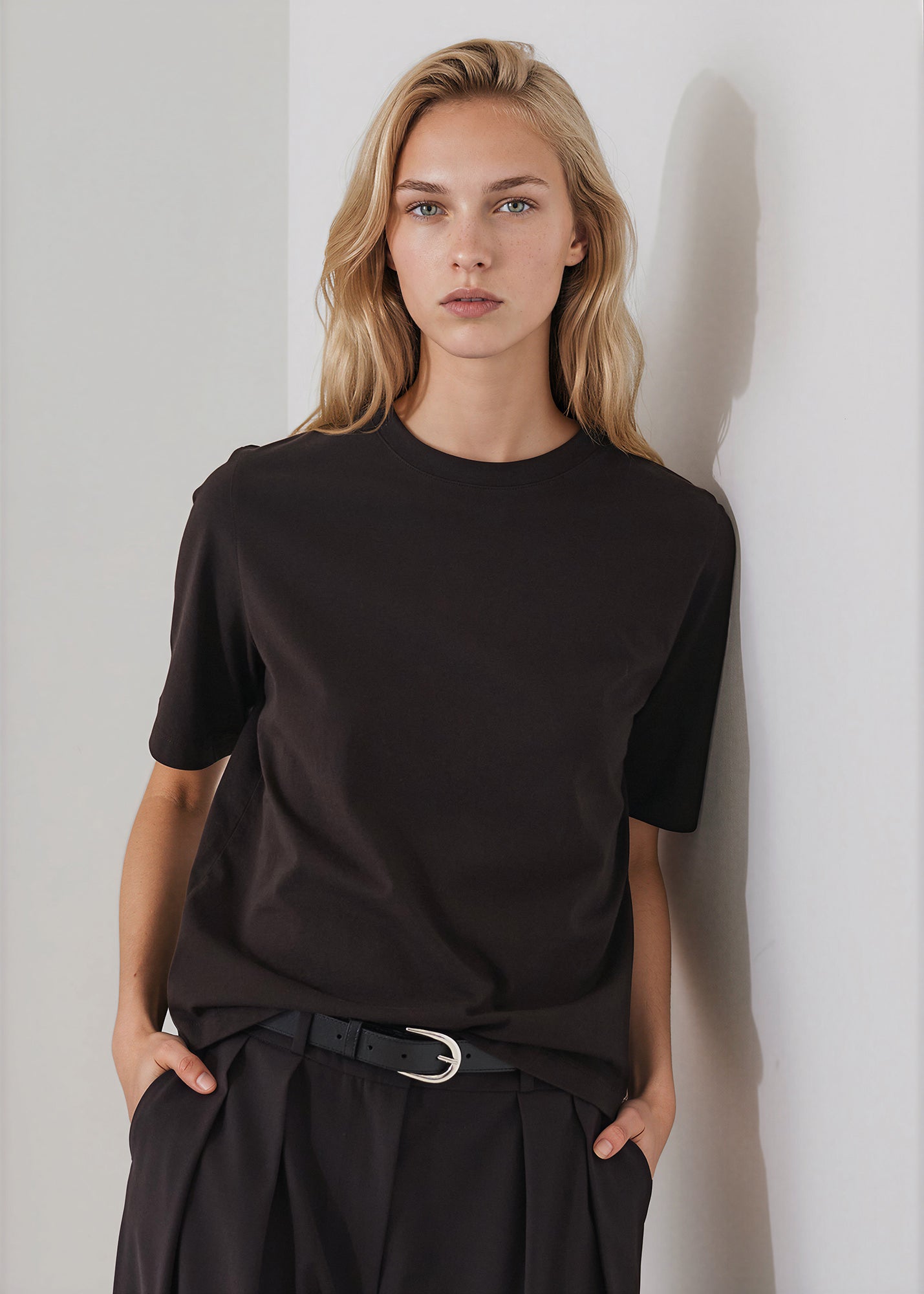 Organic Pima Cotton Relaxed Crew - PATRICK ASSARAF