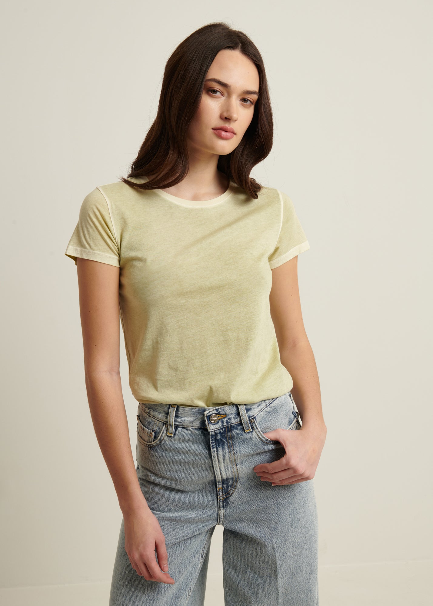 Reverse Spray Lightweight Pima Cotton T-Shirt