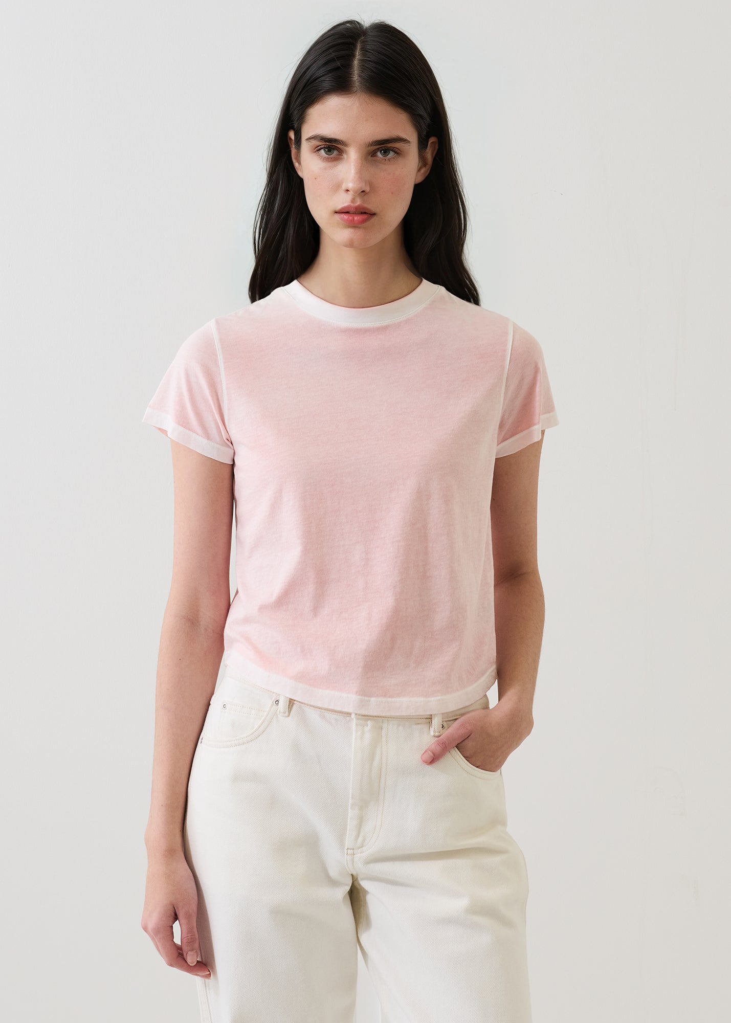 Reverse Spray Lightweight Pima Cotton Baby T-Shirt - PATRICK ASSARAF