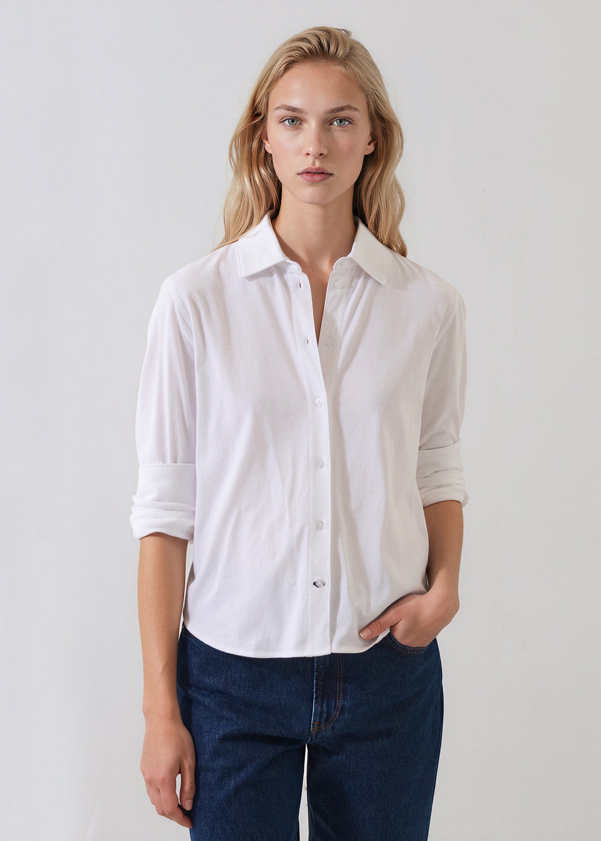 Organic Cotton Relaxed Shirt - PATRICK ASSARAF