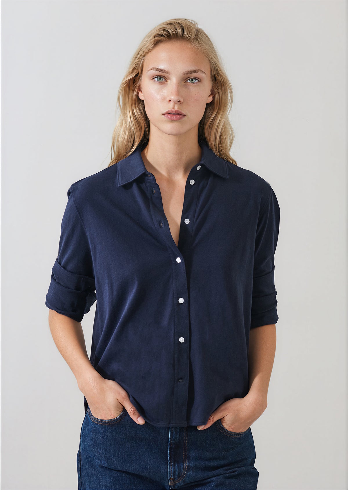 Organic Cotton Relaxed Shirt - PATRICK ASSARAF