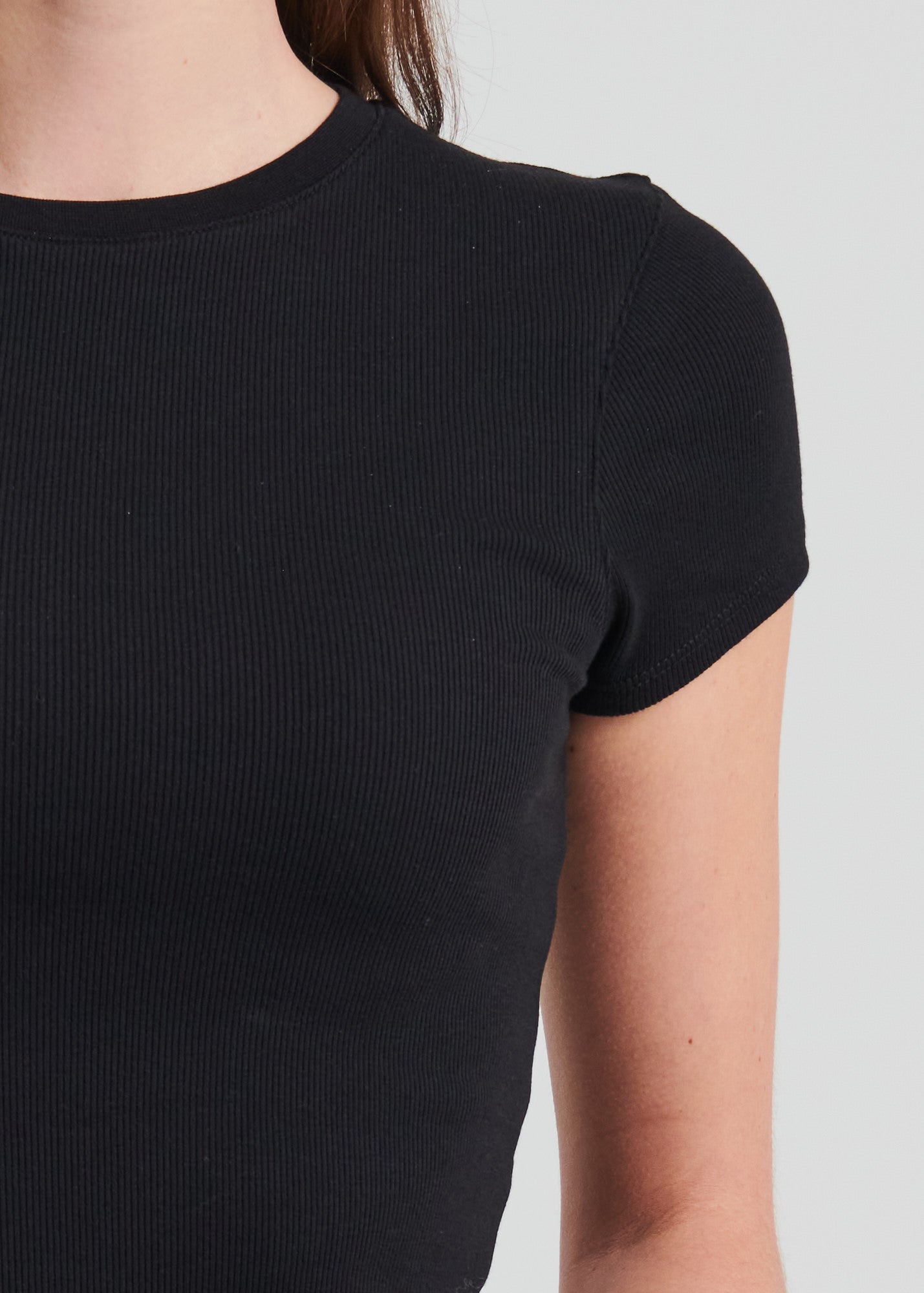 Pima Cotton Stretch Ribbed Baby T-Shirt - PATRICK ASSARAF