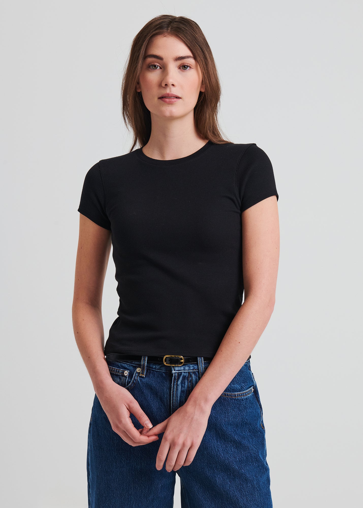Pima Cotton Stretch Ribbed Baby T-Shirt - PATRICK ASSARAF