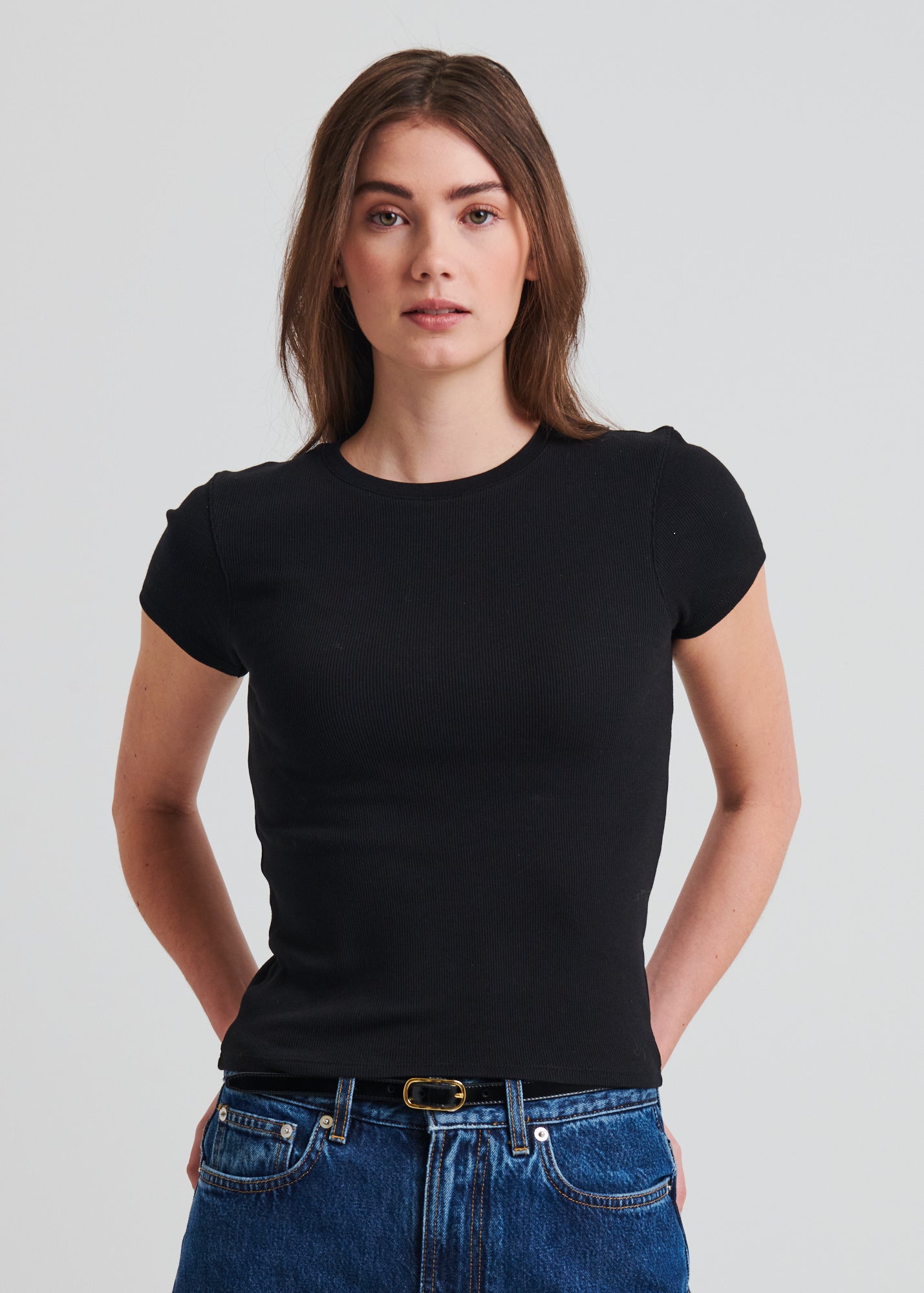 Pima Cotton Stretch Ribbed Baby T-Shirt - PATRICK ASSARAF