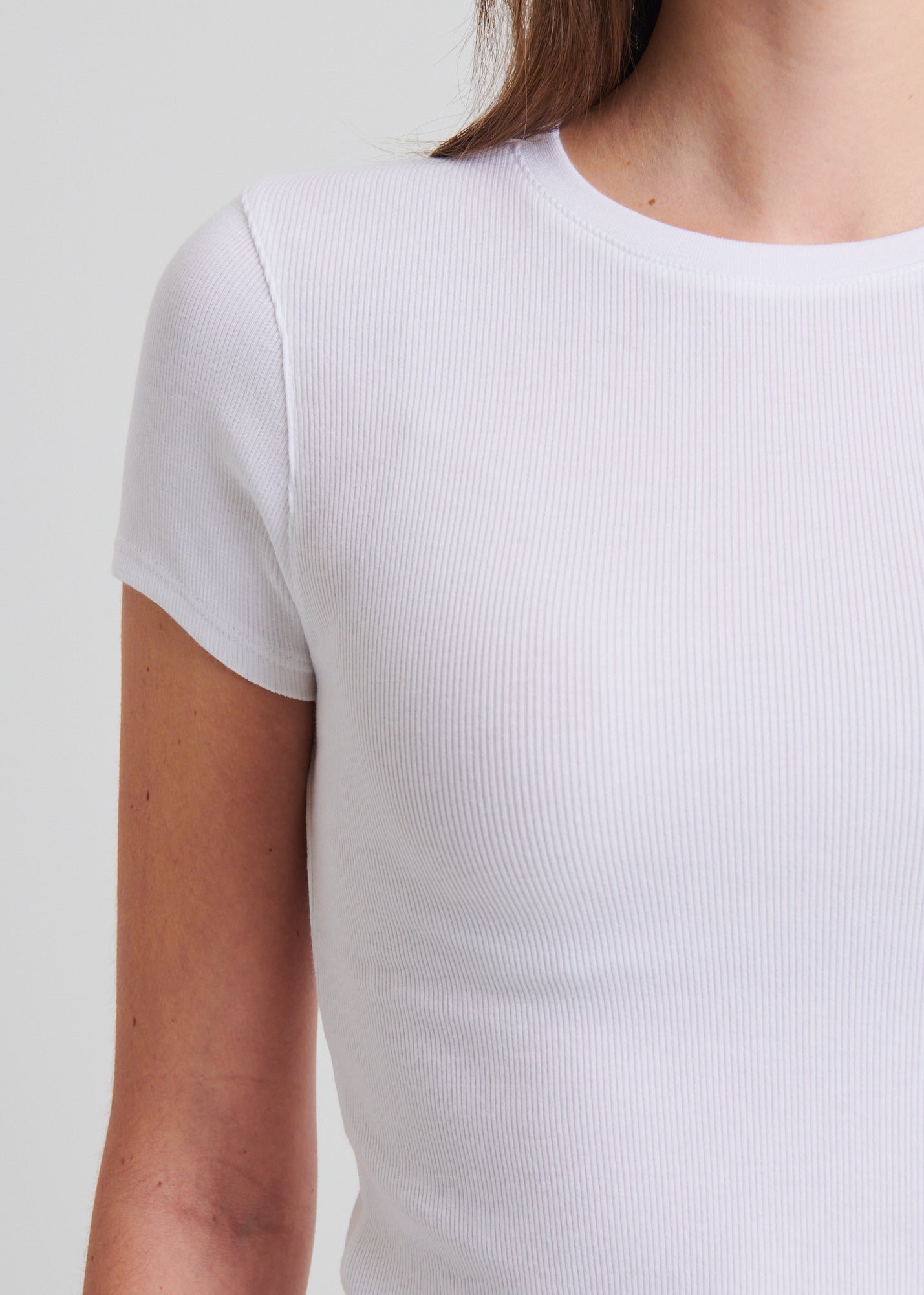 Pima Cotton Stretch Ribbed Baby T-Shirt - PATRICK ASSARAF