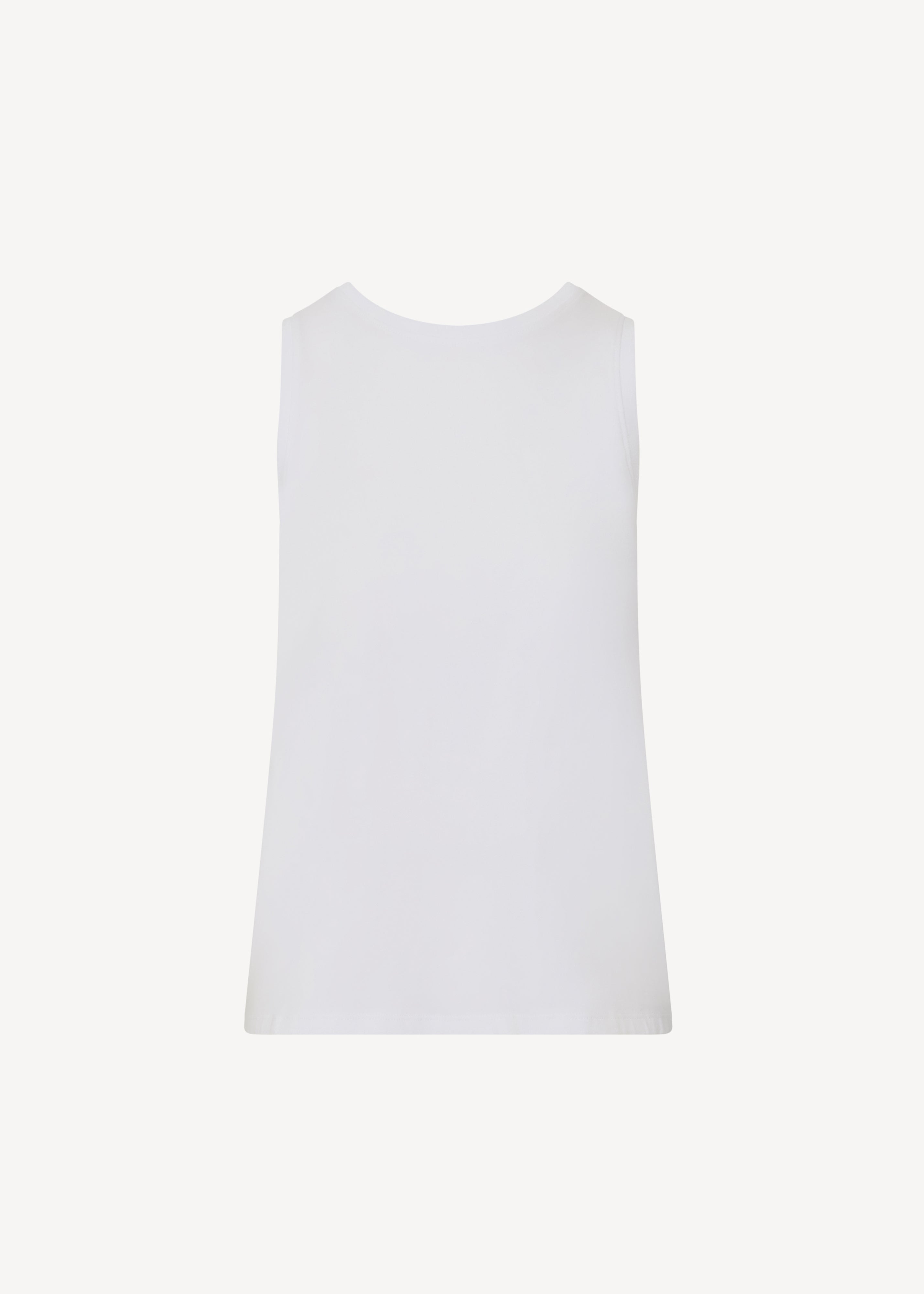 Pima Cotton Stretch Boyfriend Tank - PATRICK ASSARAF