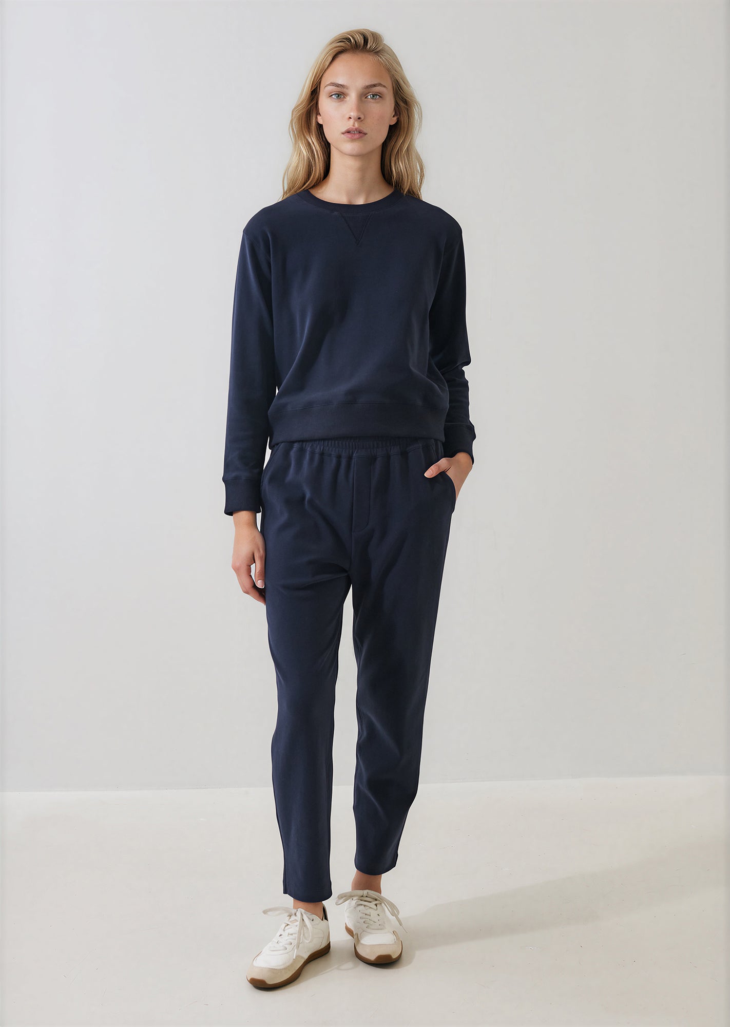 Brushed Pima Cotton Tapered Pant - PATRICK ASSARAF