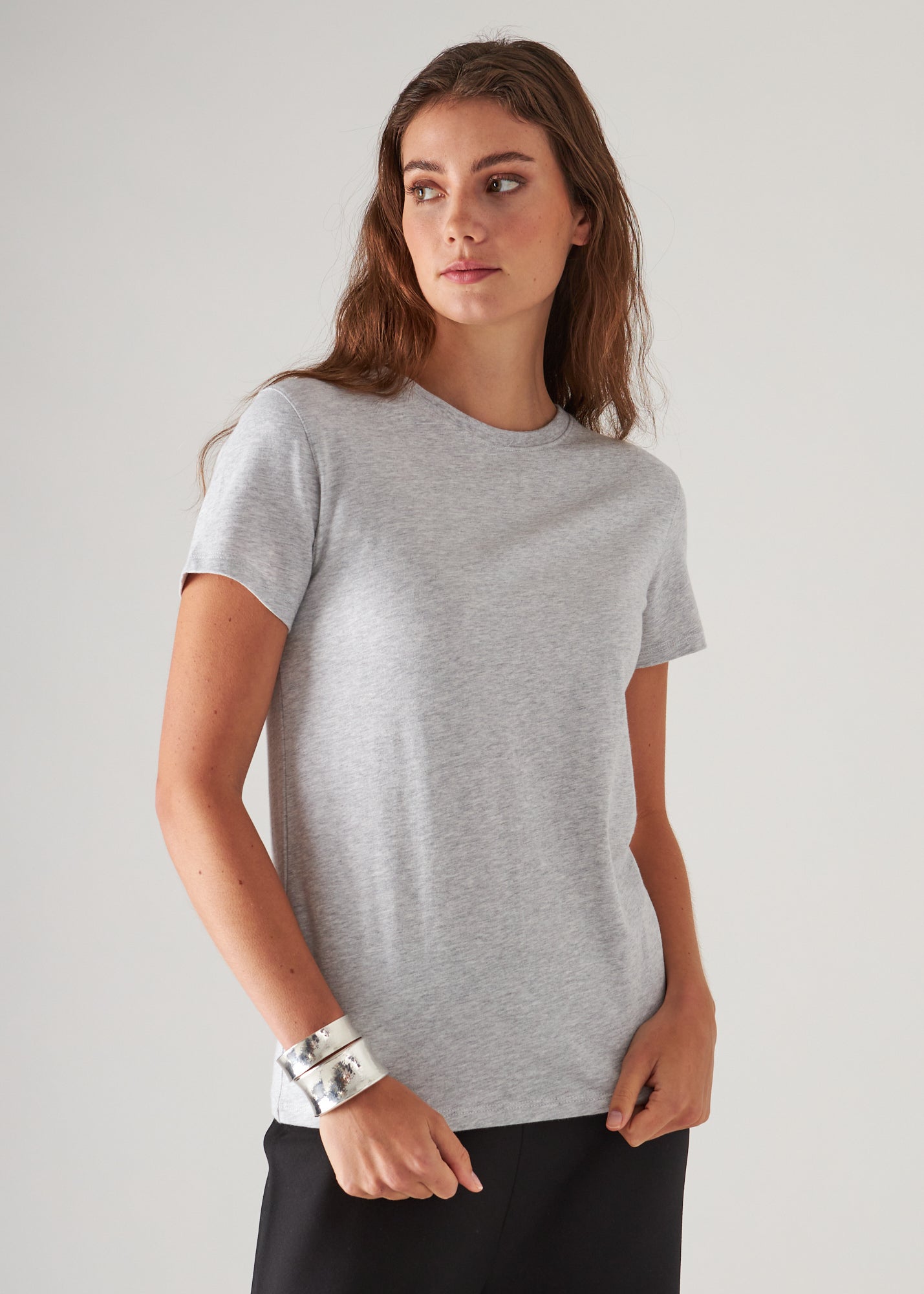 PIMA COTTON STRETCH SLIM T-SHIRT | PATRICK ASSARAF.