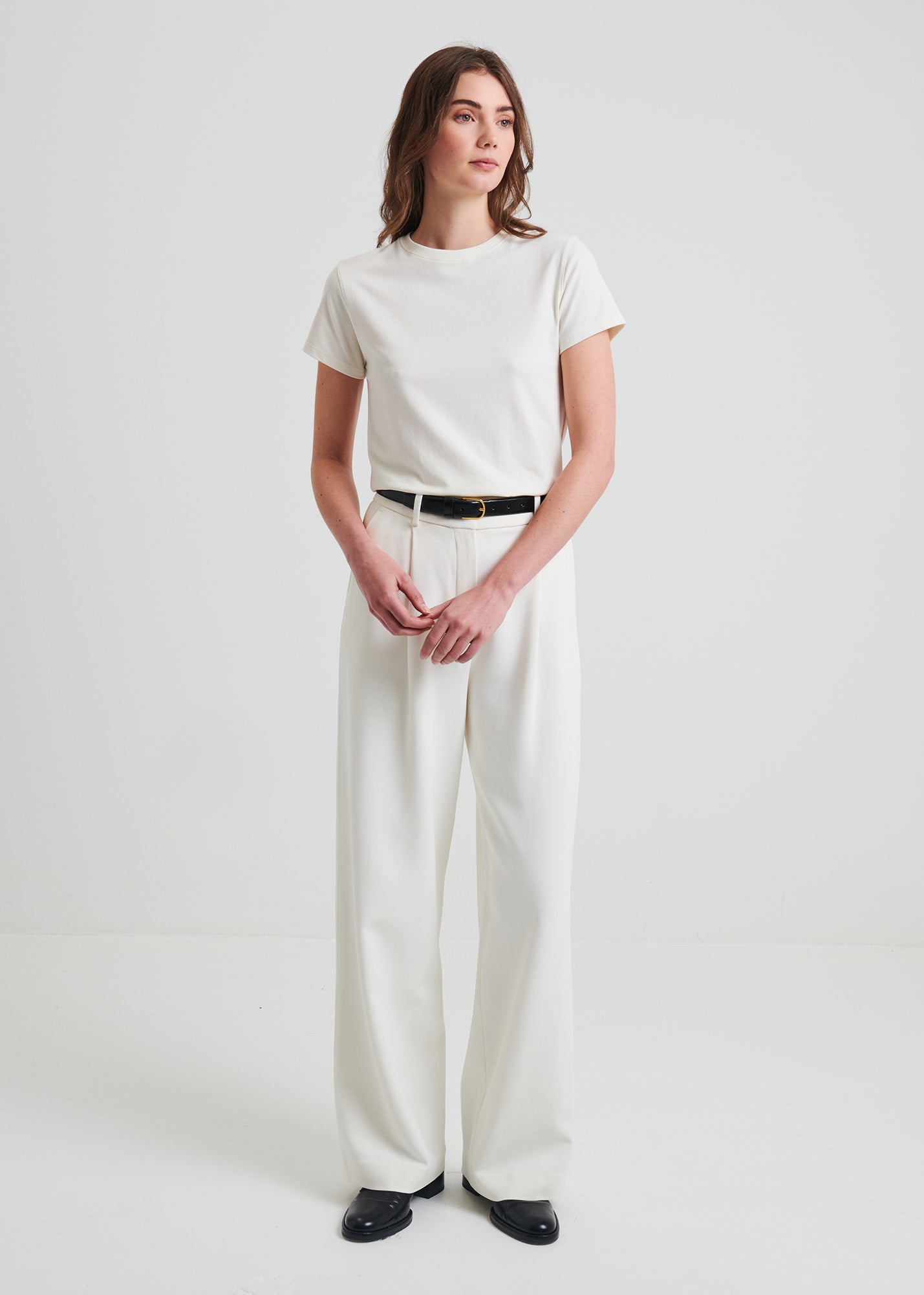 Pima Cotton Stretch Slim T-Shirt - PATRICK ASSARAF