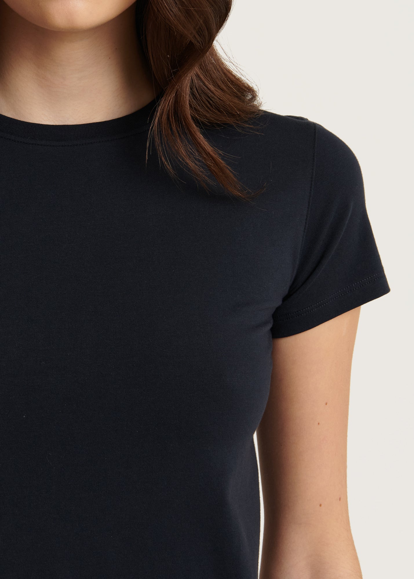 Pima Cotton Stretch Slim T-Shirt - PATRICK ASSARAF