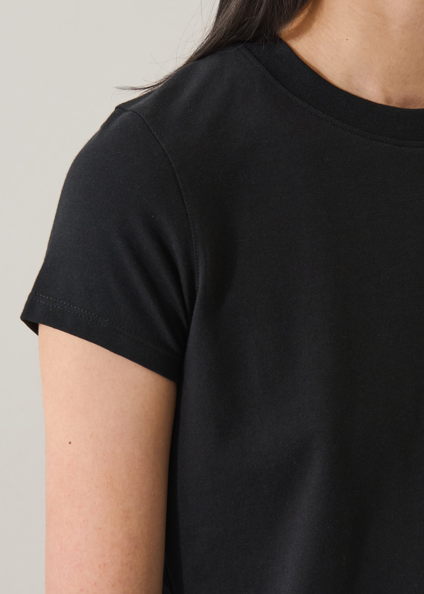 Pima Stretch Short Sleeve Baby Tee
