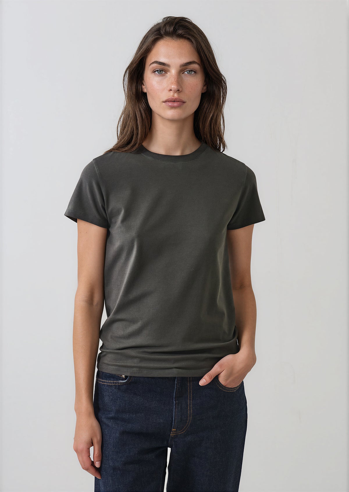 Sublime Reactive Pima Cotton Stretch Long Slim T-Shirt - PATRICK ASSARAF