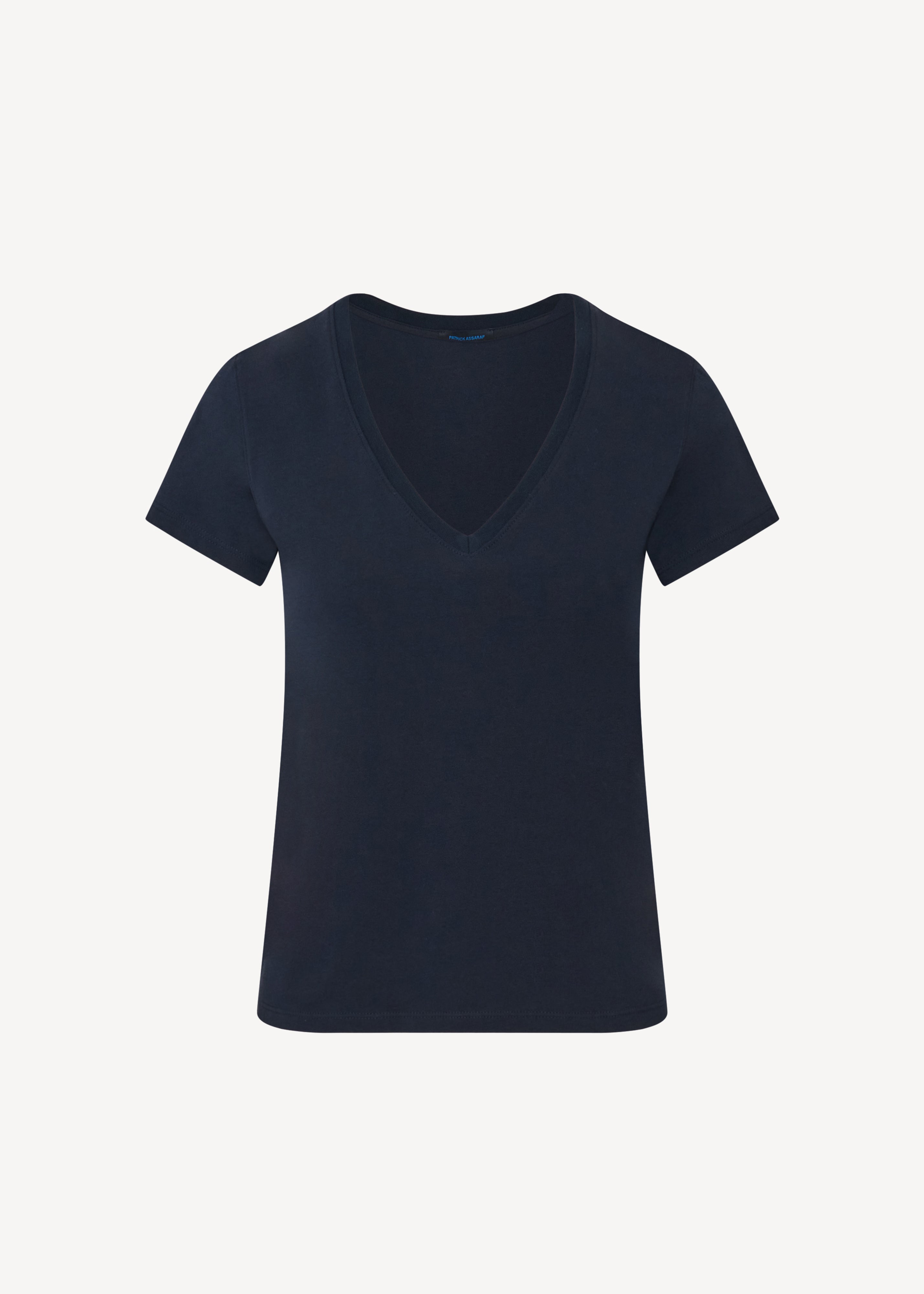 Pima Cotton Stretch Slim V-Neck T-Shirt - PATRICK ASSARAF