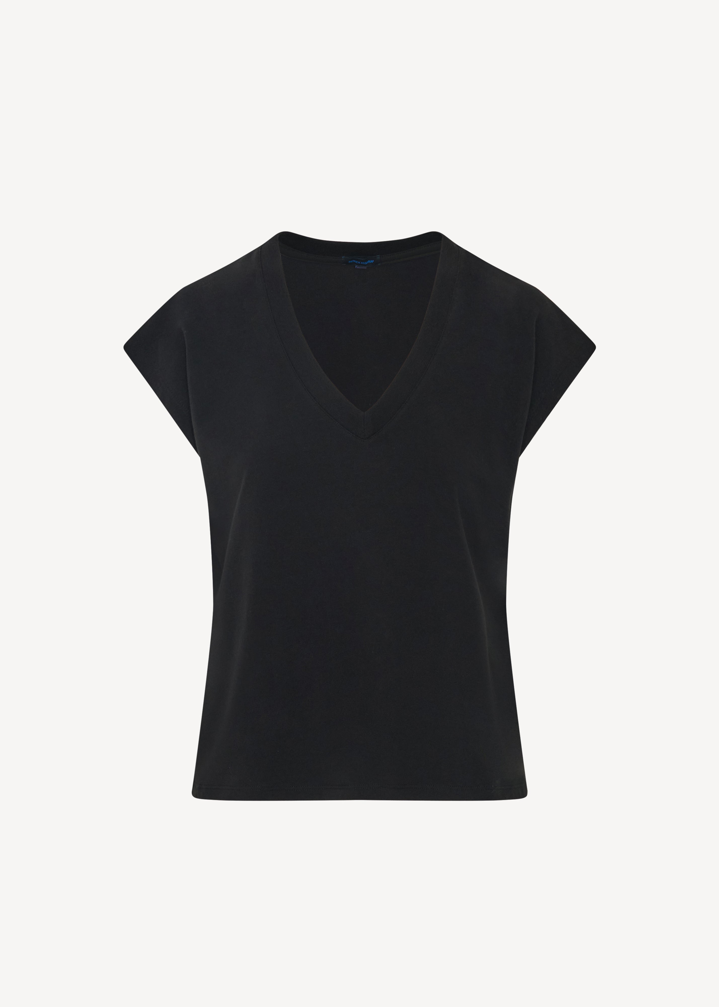 Pima Cotton Stretch Dolman V-Neck T-Shirt - PATRICK ASSARAF