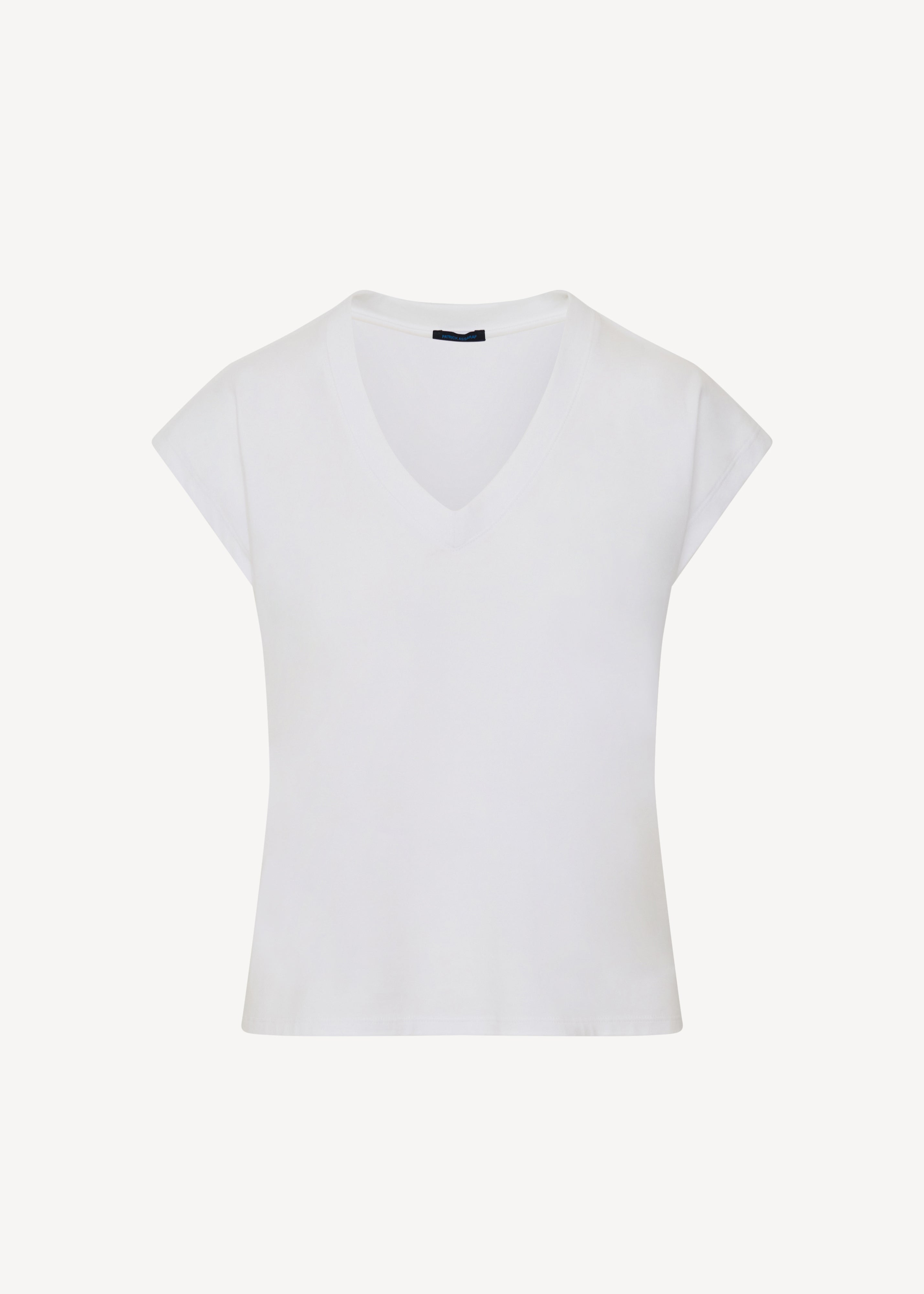 Pima Cotton Stretch Dolman V-Neck T-Shirt - PATRICK ASSARAF