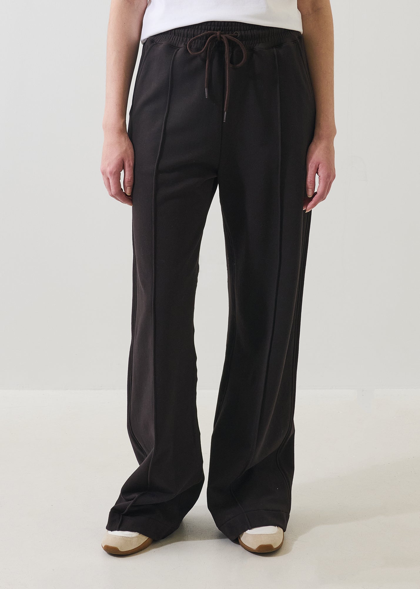 Brushed French Terry Wide Leg Pant - PATRICK ASSARAF
