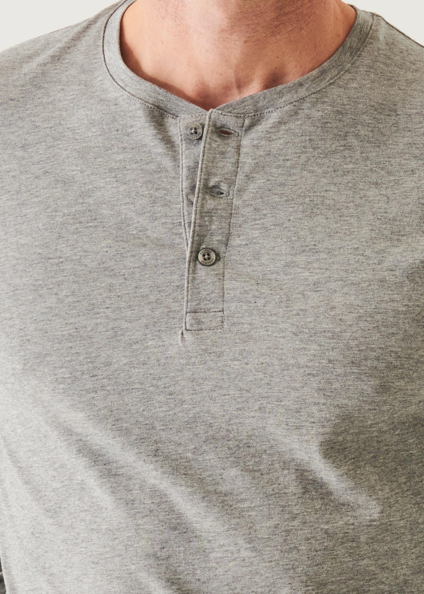 Pima Cotton Stretch Henley - PATRICK ASSARAF