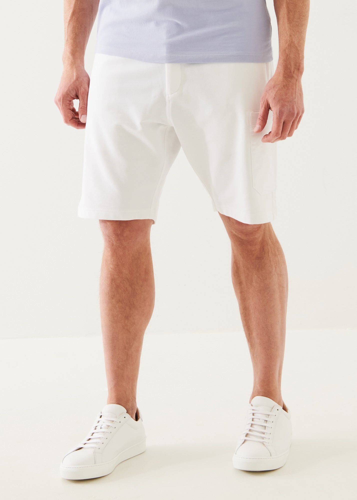 PIMA COTTON FRENCH TERRY CARGO SHORT | PATRICK ASSARAF.