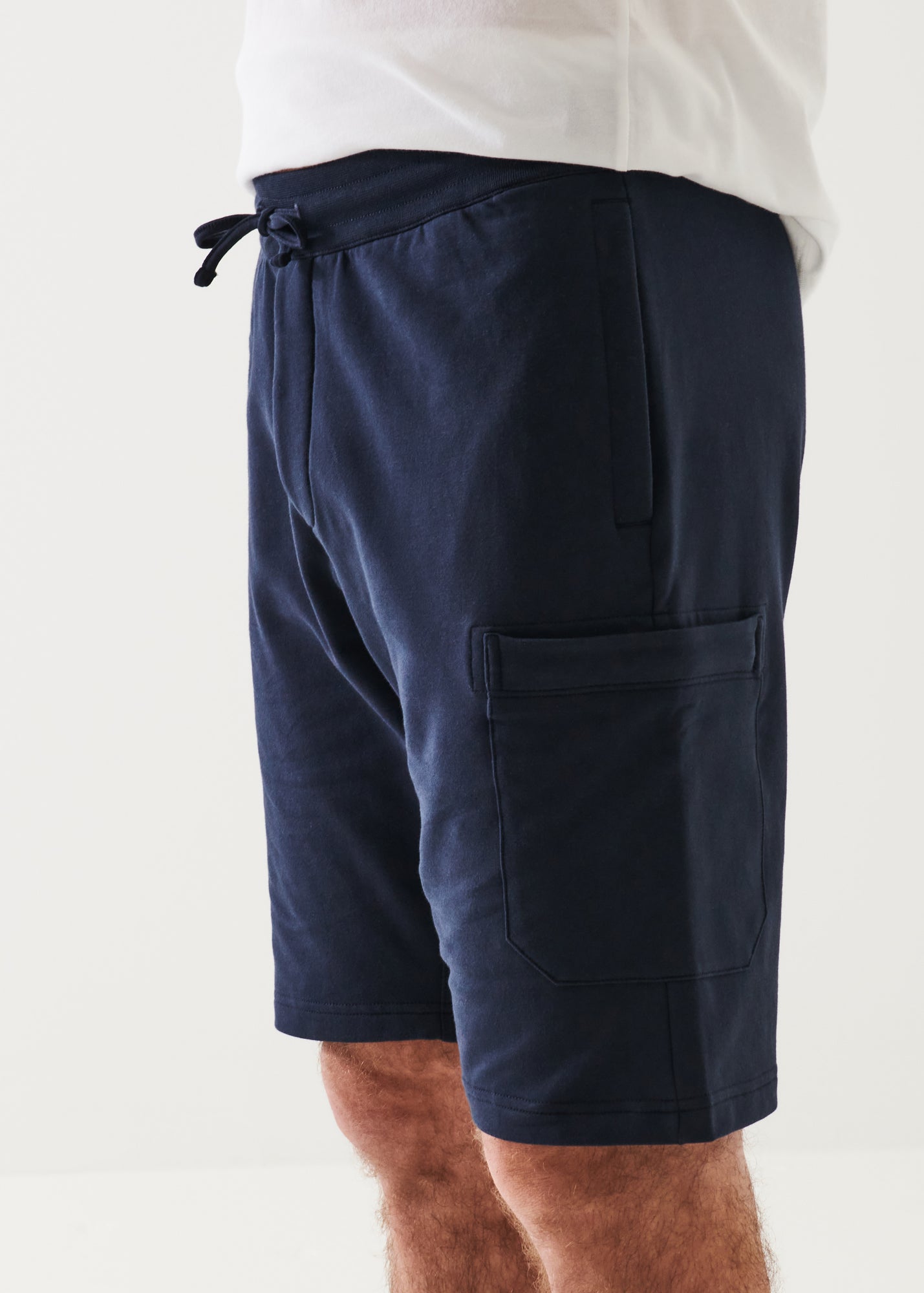 PIMA COTTON FRENCH TERRY CARGO SHORT | PATRICK ASSARAF.