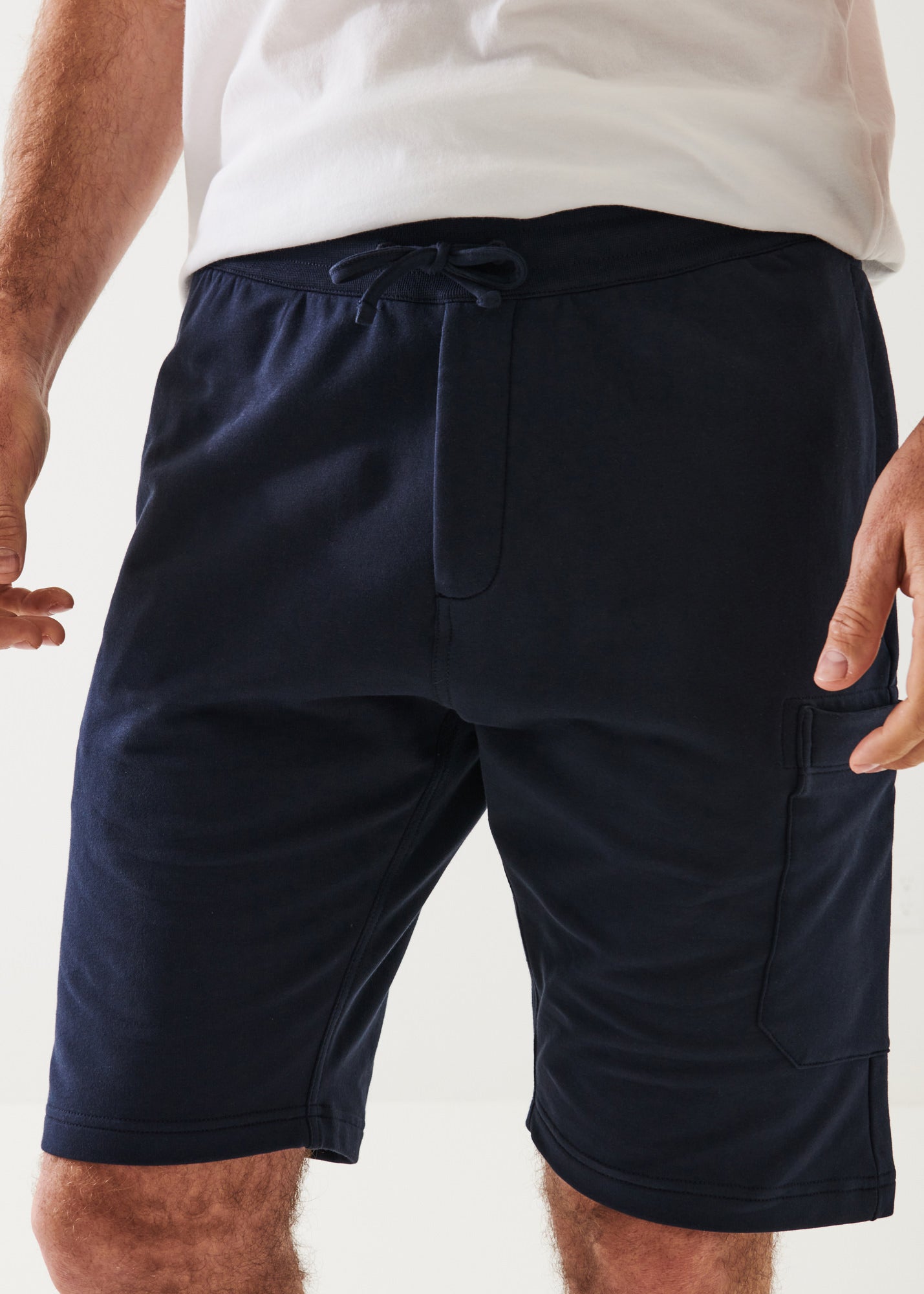 PIMA COTTON FRENCH TERRY CARGO SHORT | PATRICK ASSARAF.
