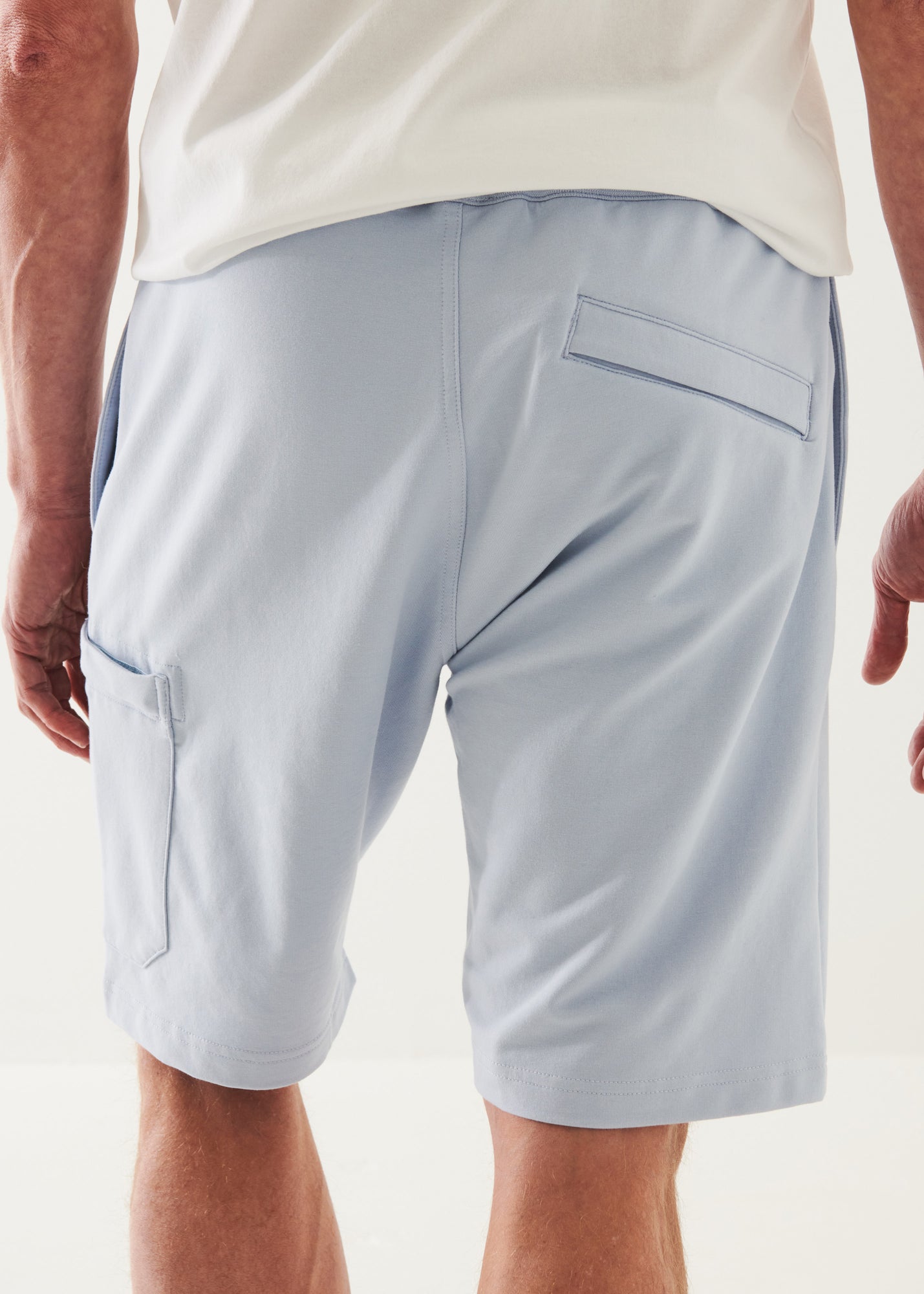 PIMA COTTON FRENCH TERRY CARGO SHORT | PATRICK ASSARAF.