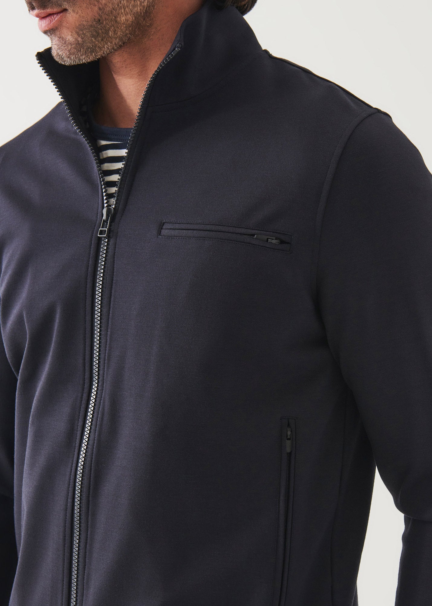 ACTIVE FULL ZIP TRACK JACKET | PATRICK ASSARAF.