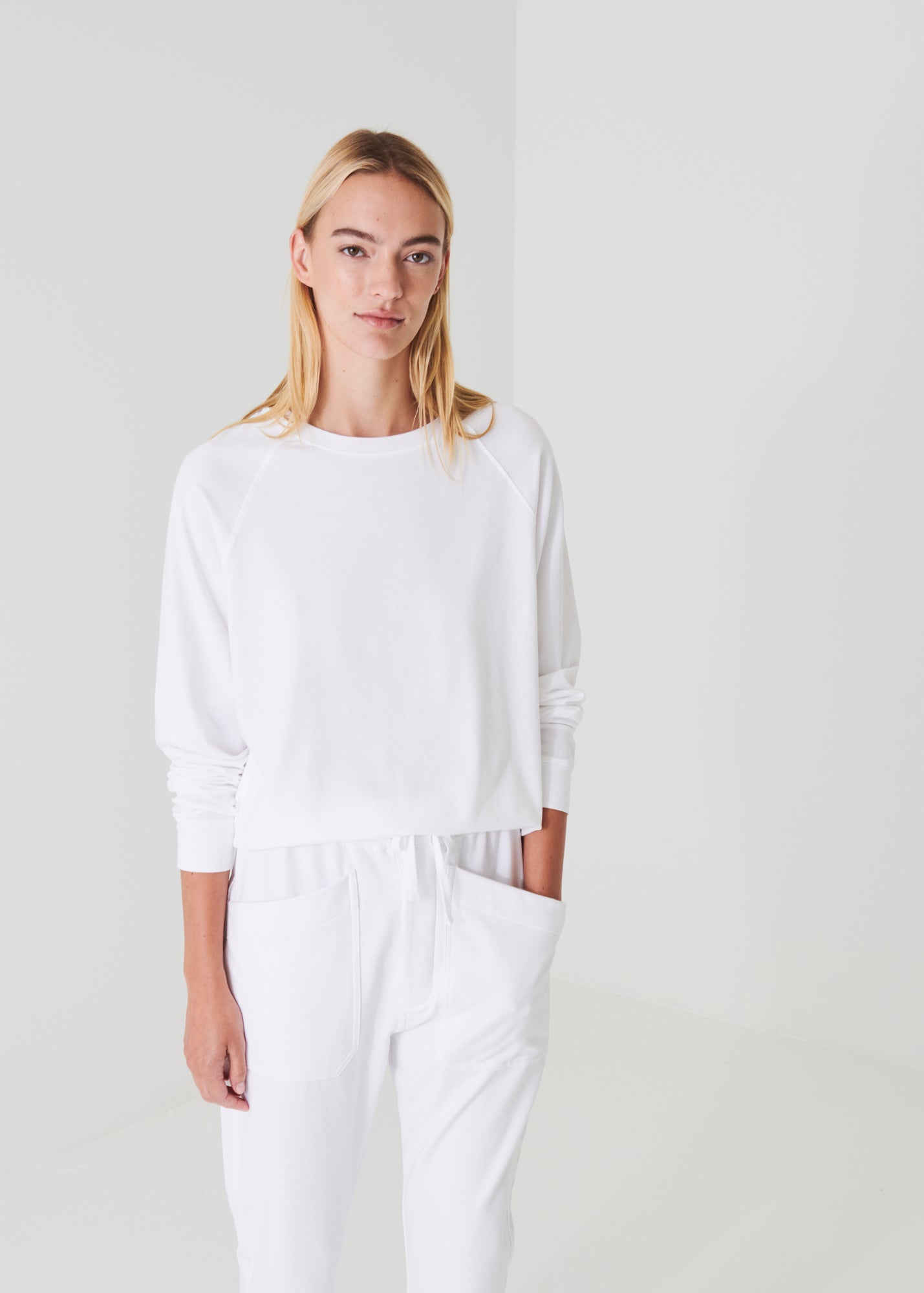 PIMA COTTON STRETCH OVERSIZED SWEATSHIRT | PATRICK ASSARAF.