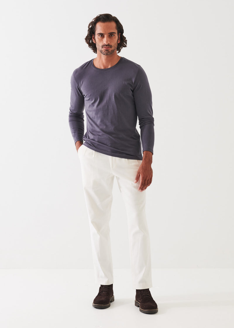 PIMA COTTON STRETCH LONG SLEEVE T-SHIRT