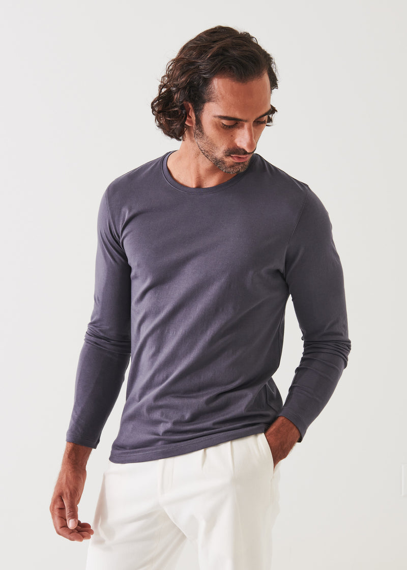 PIMA COTTON STRETCH LONG SLEEVE T-SHIRT