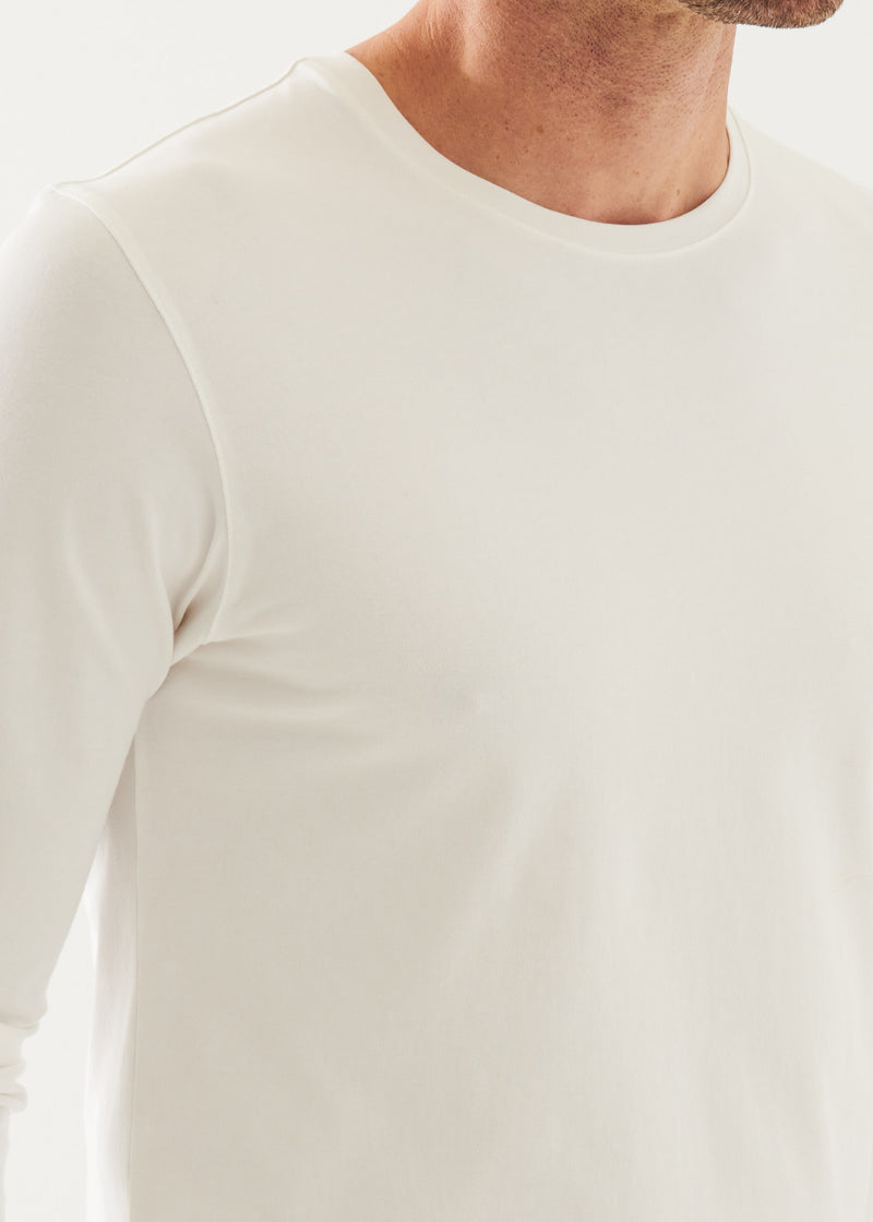 Pima Cotton Stretch Long Sleeve T-Shirt