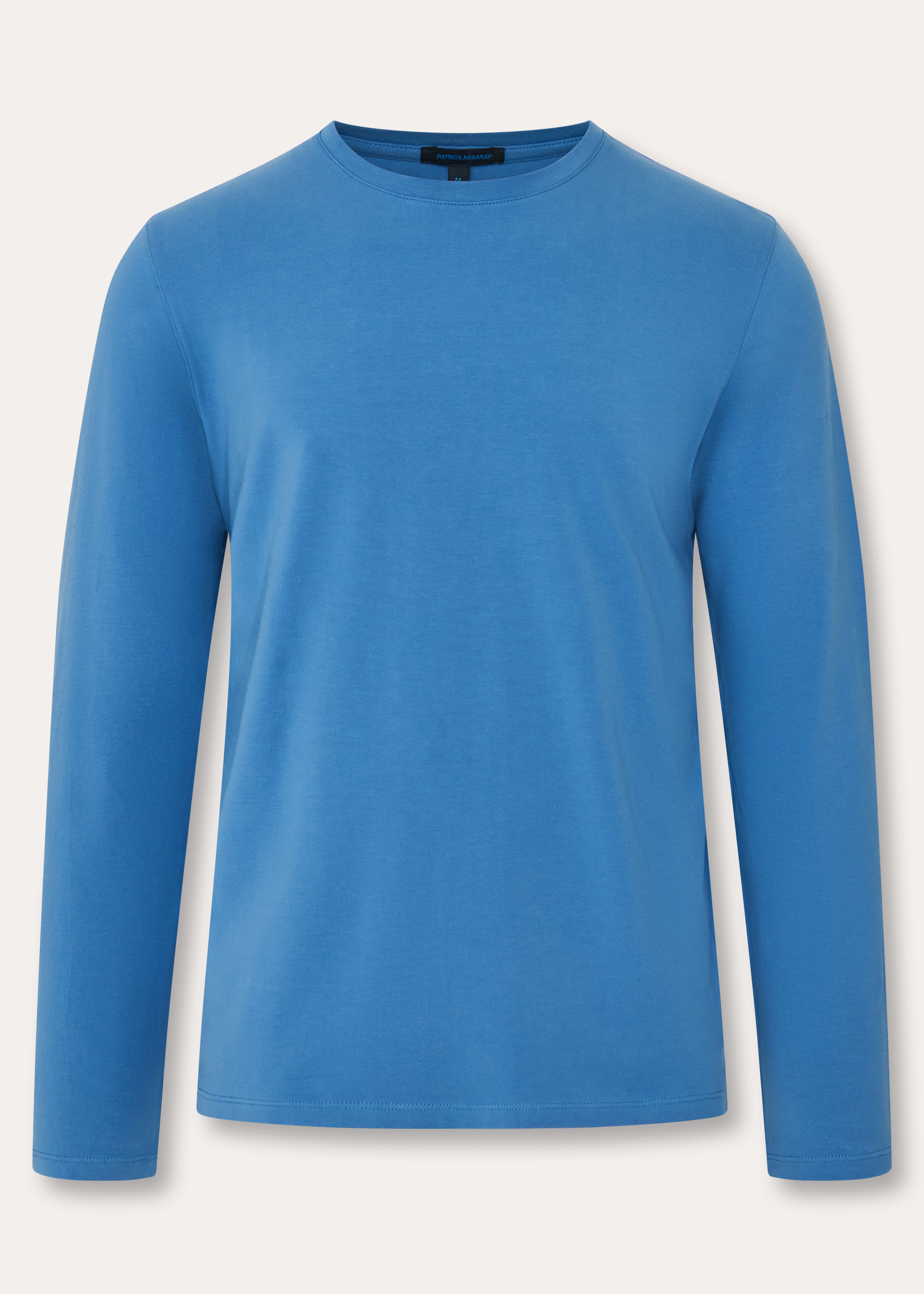 Pima Cotton Stretch Long Sleeve T-Shirt - PATRICK ASSARAF