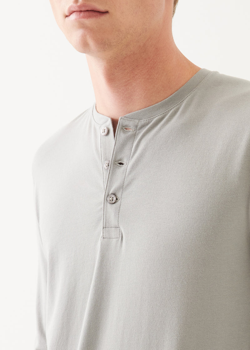 PIMA COTTON STRETCH HENLEY