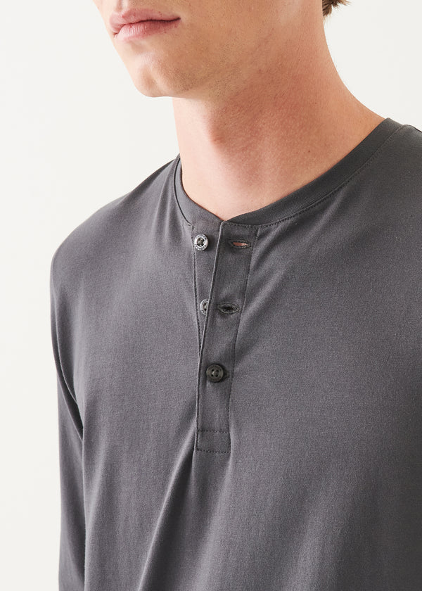 PIMA COTTON STRETCH HENLEY