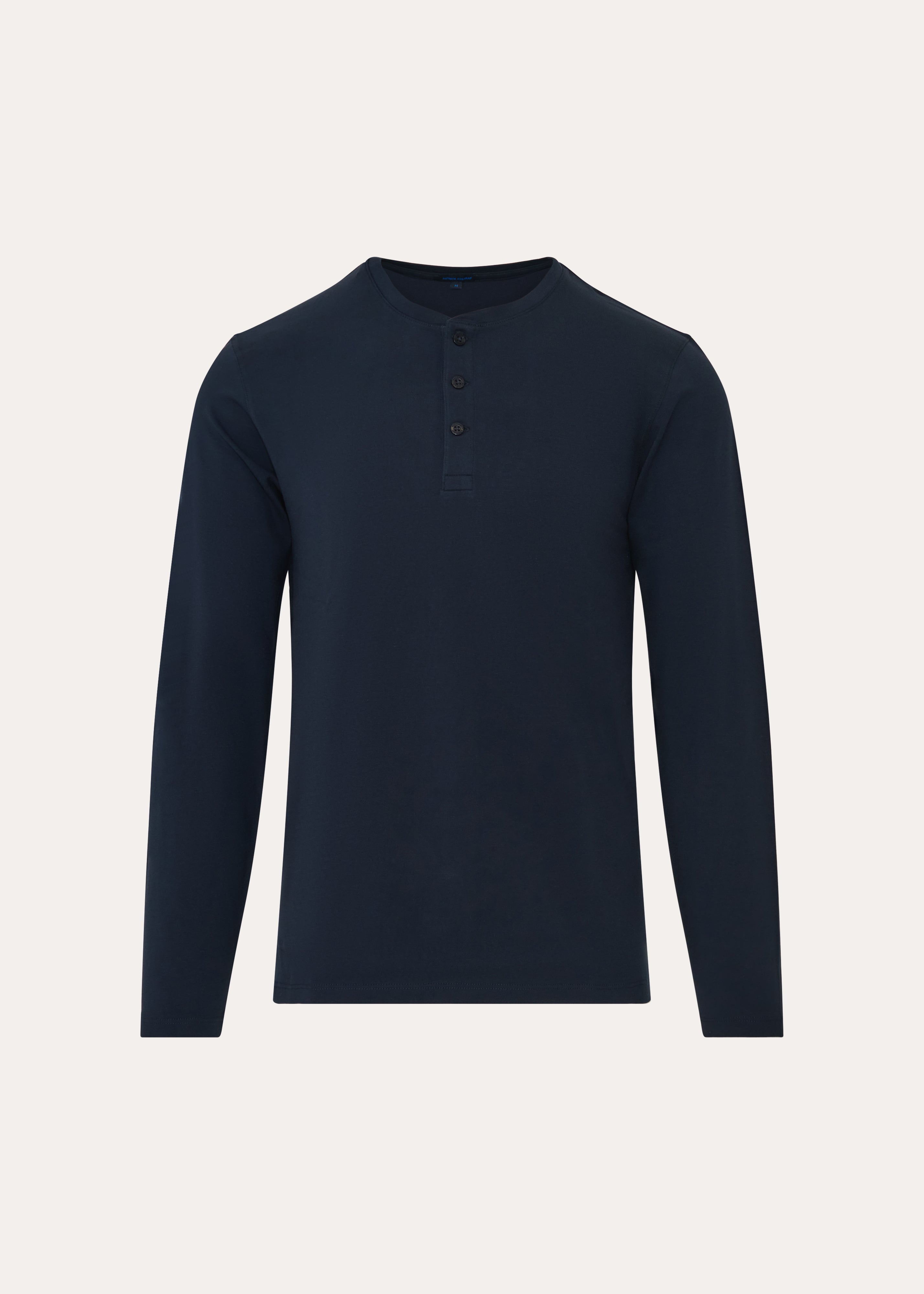 Pima Cotton Stretch Henley - PATRICK ASSARAF