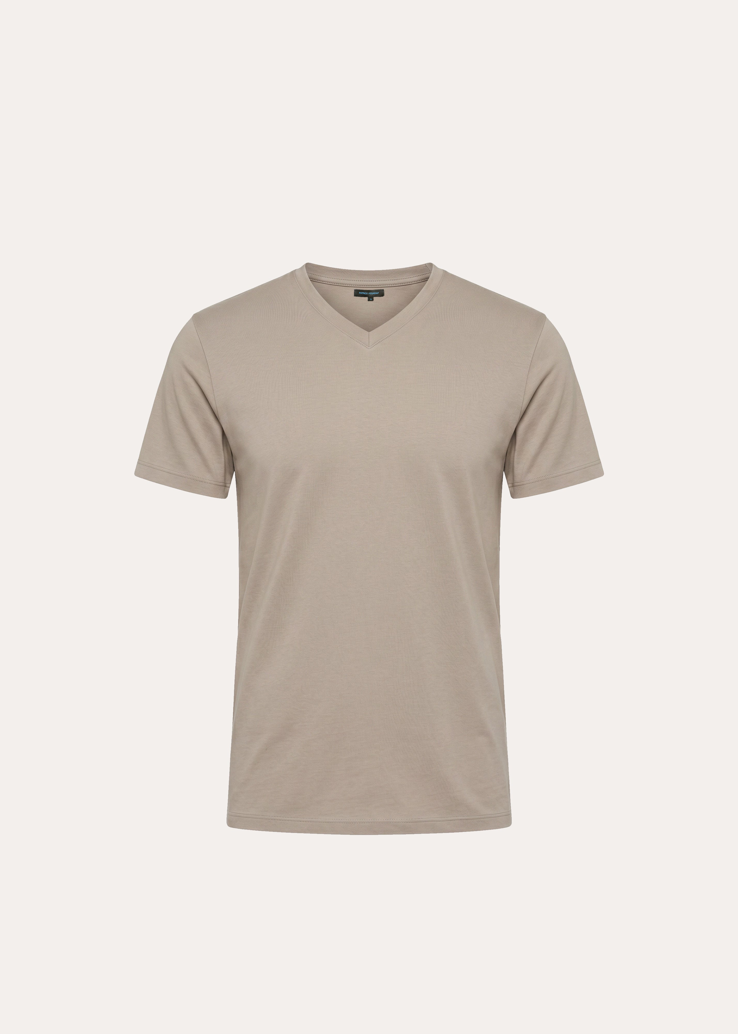Pima Cotton Stretch V-Neck T-Shirt - PATRICK ASSARAF