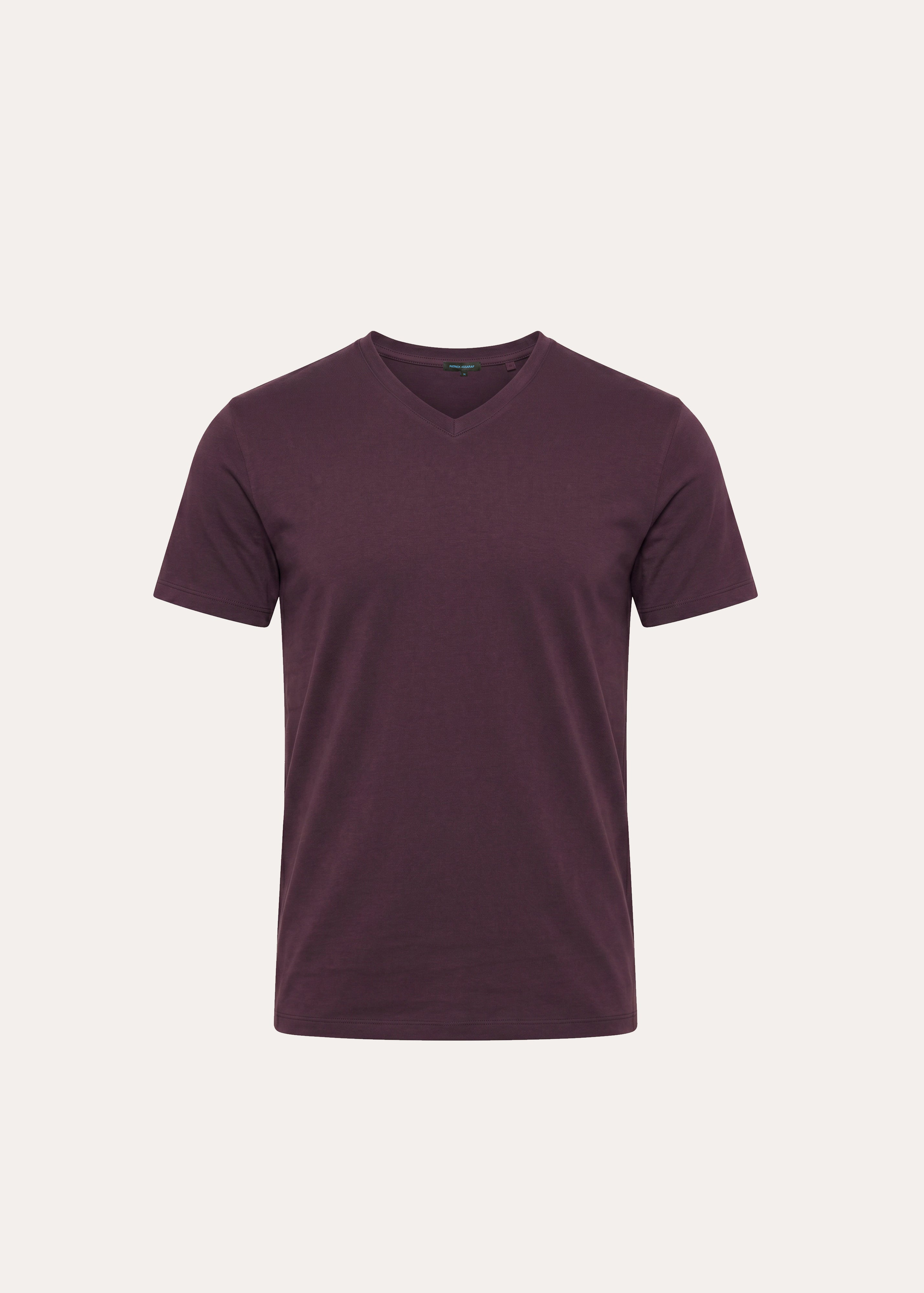 Pima Cotton Stretch V-Neck T-Shirt - PATRICK ASSARAF