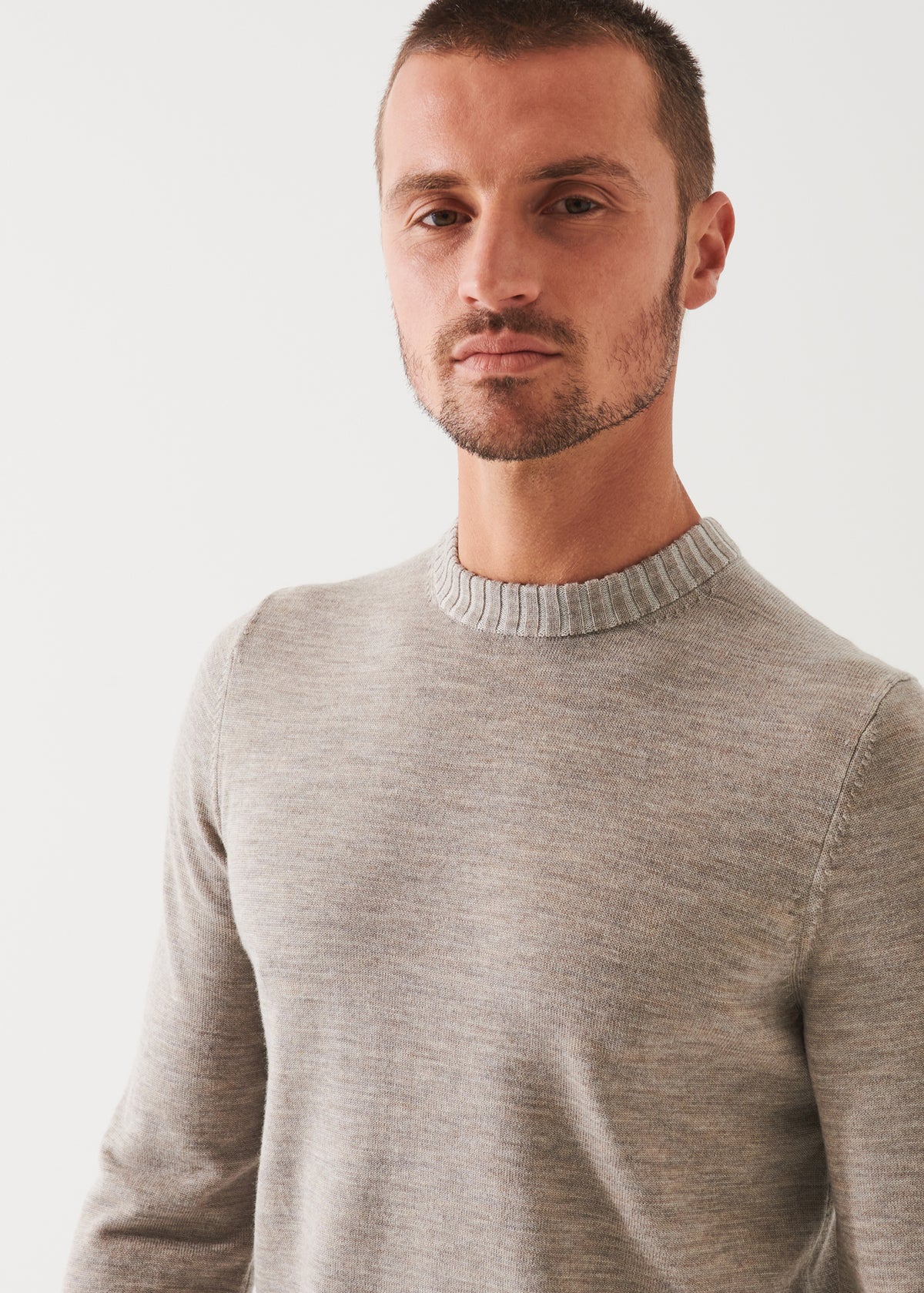 Plaited Merino Wool Crewneck - PATRICK ASSARAF