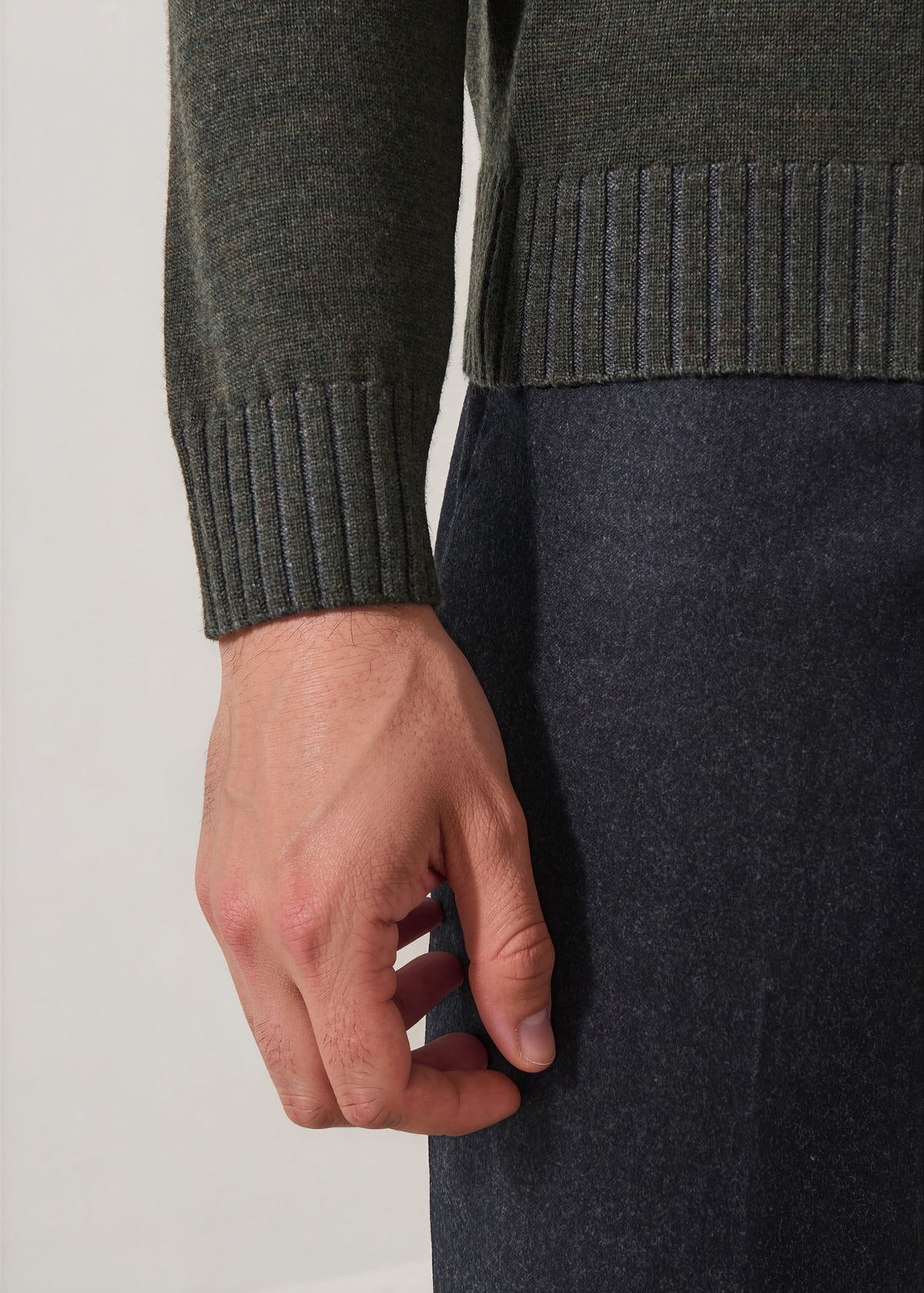 Plaited Merino Wool Crewneck - PATRICK ASSARAF