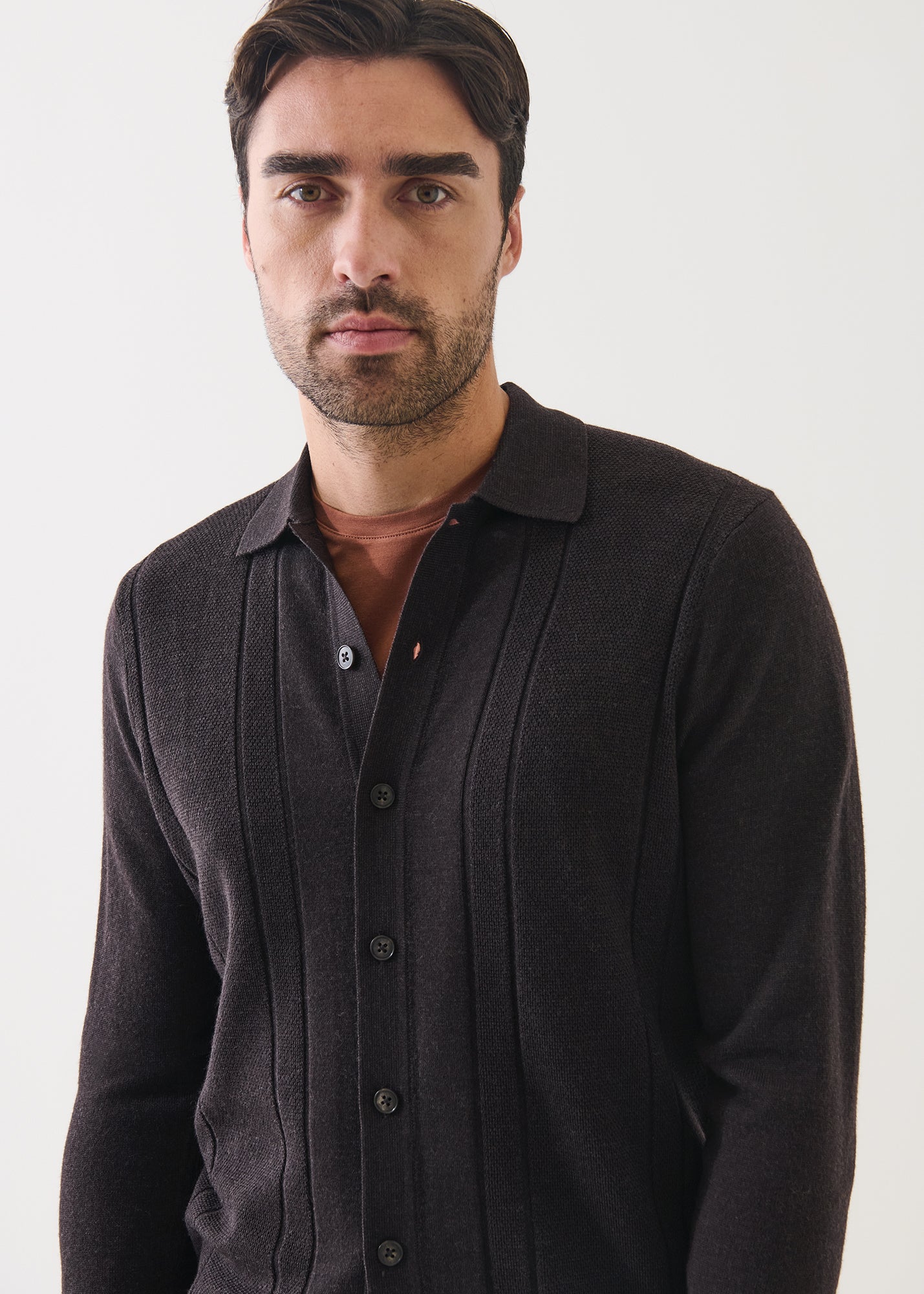 Merino Drop Needle Shirt